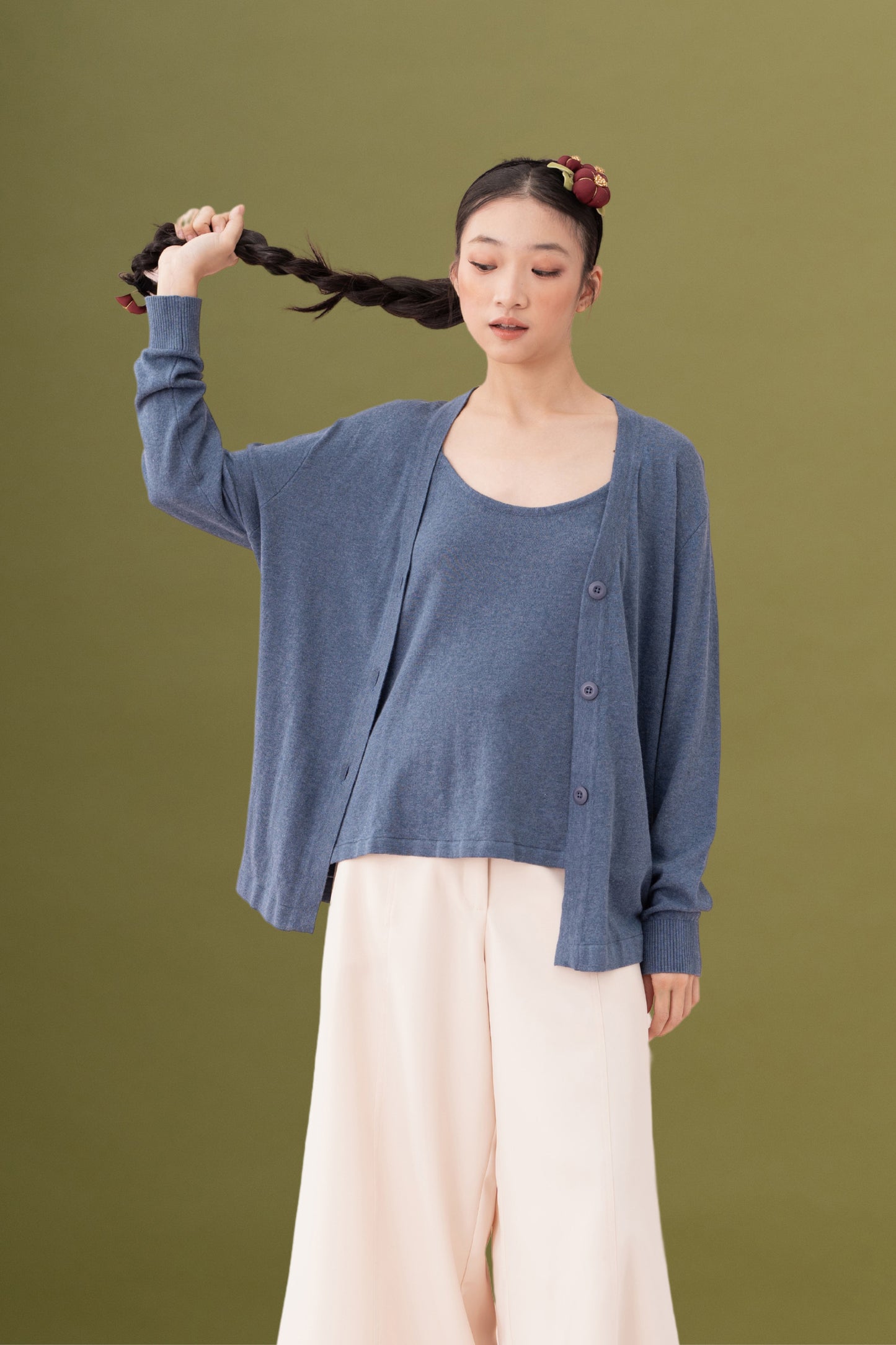NVR Knit Set Blueberry