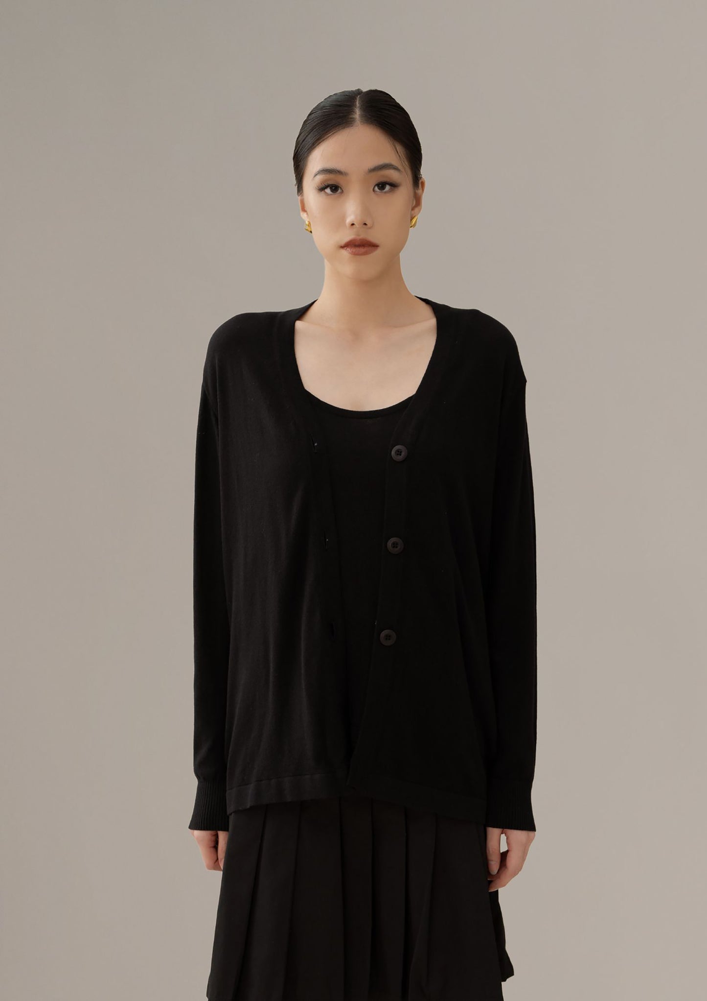 THC Knit Set In Midnight Noir