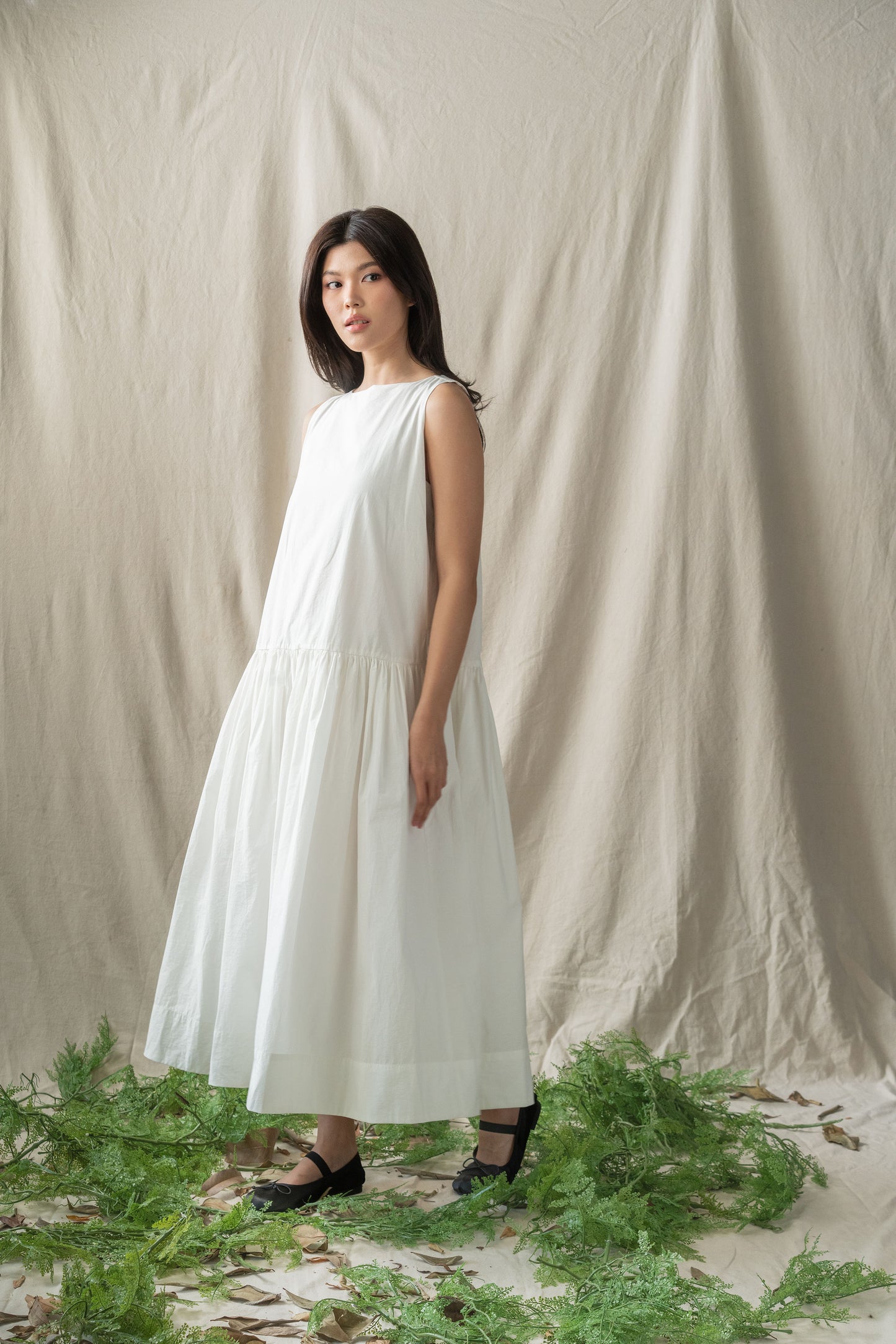 Enchantress Shirred Dress