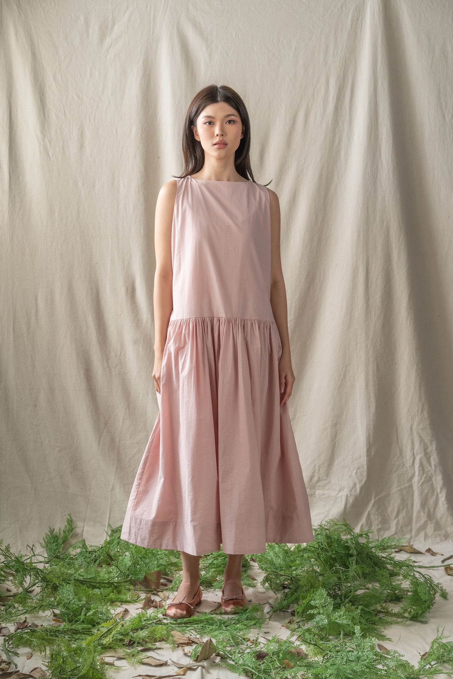 Enchantress Shirred Dress