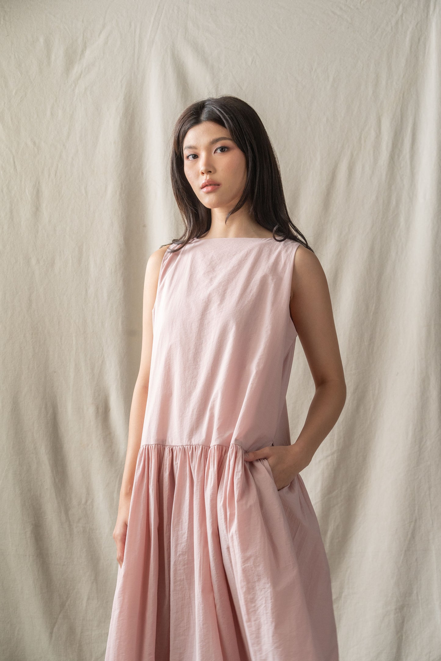 Enchantress Shirred Dress