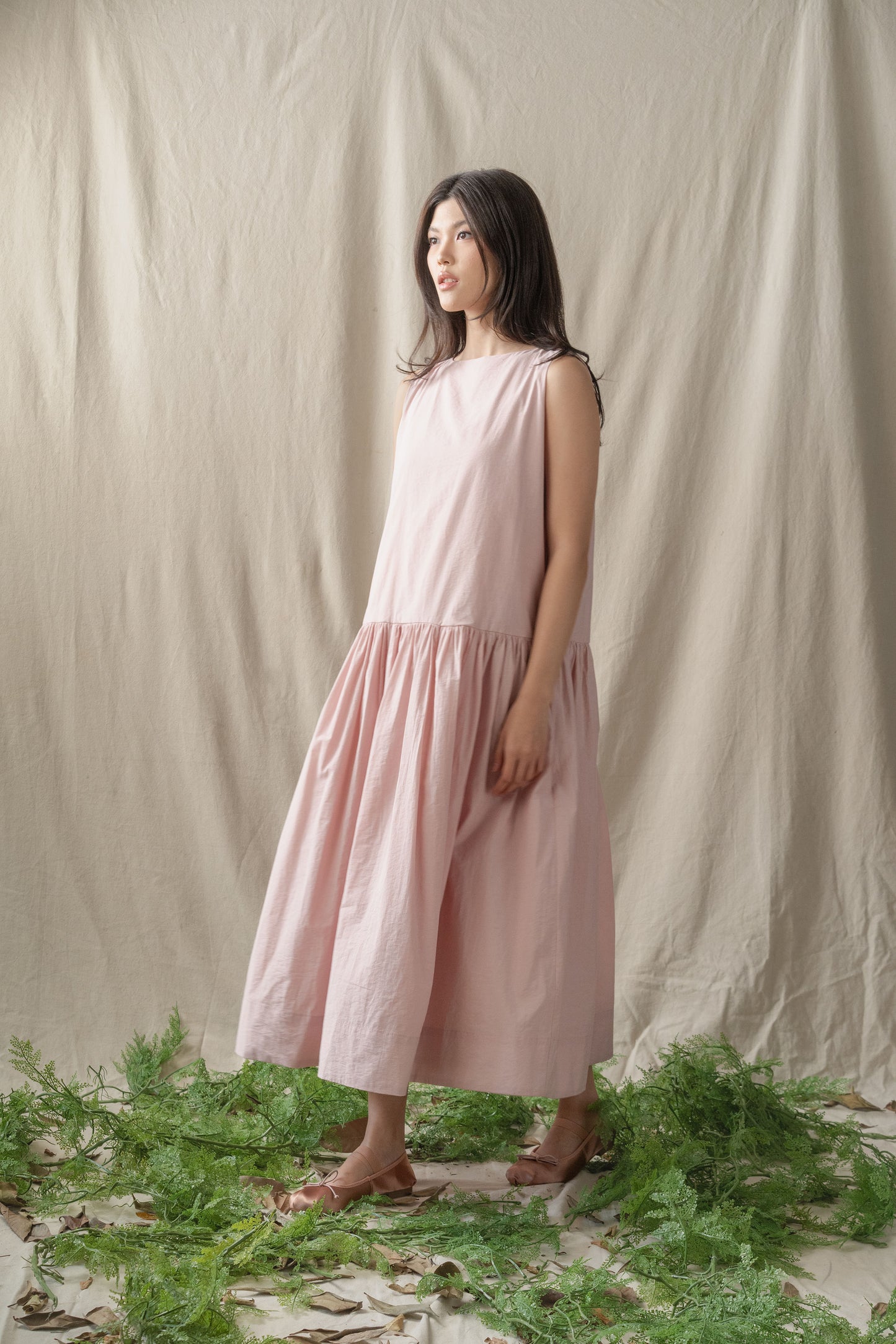 Enchantress Shirred Dress