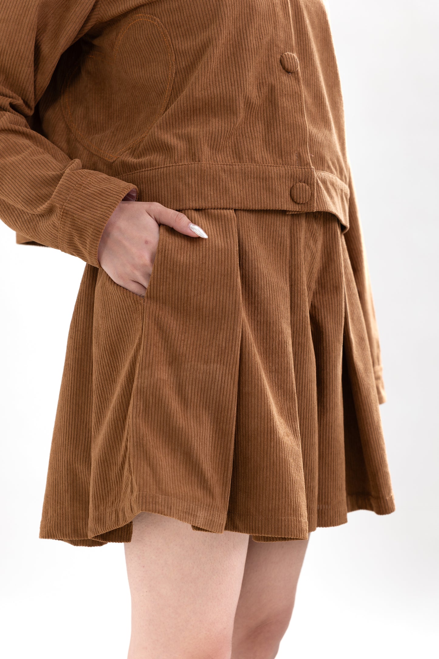 HT Heart Stitch Jacket in Coffee