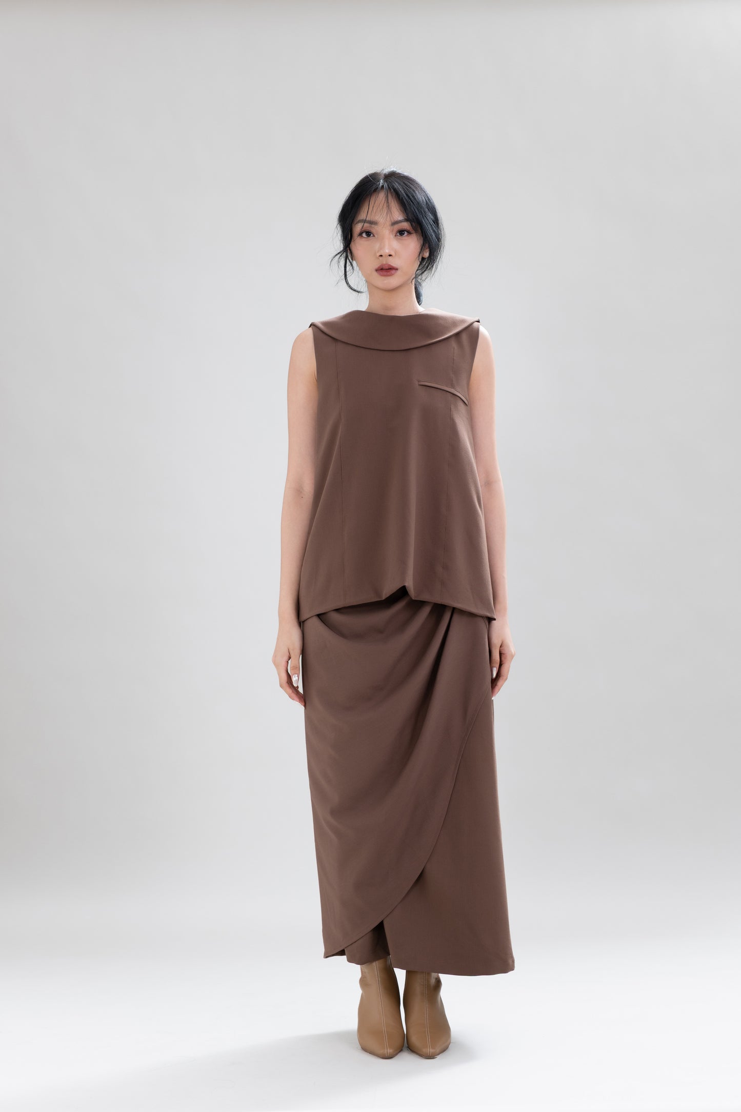 HT Dangling Top in Brown
