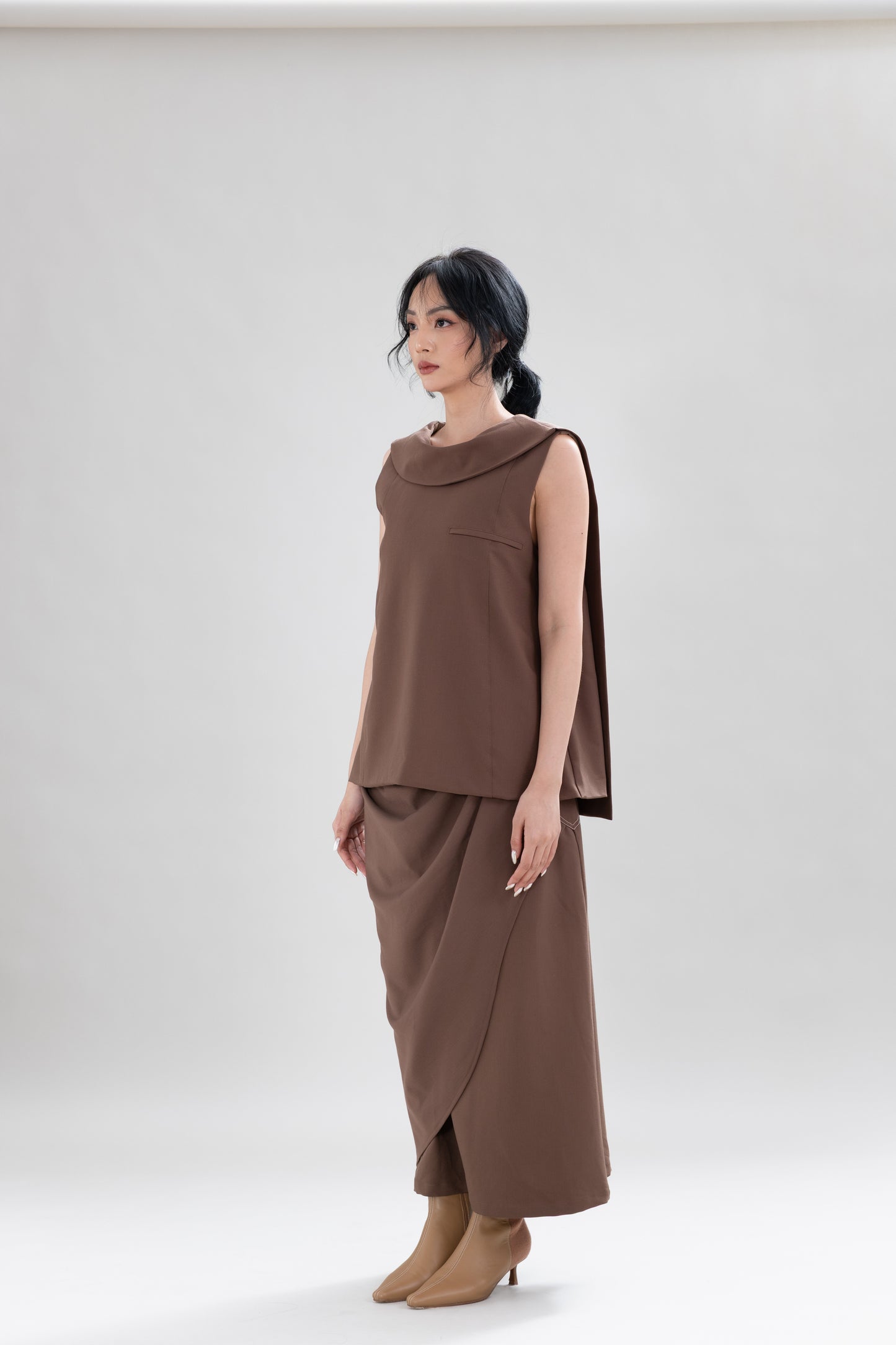 HT Dangling Top in Brown