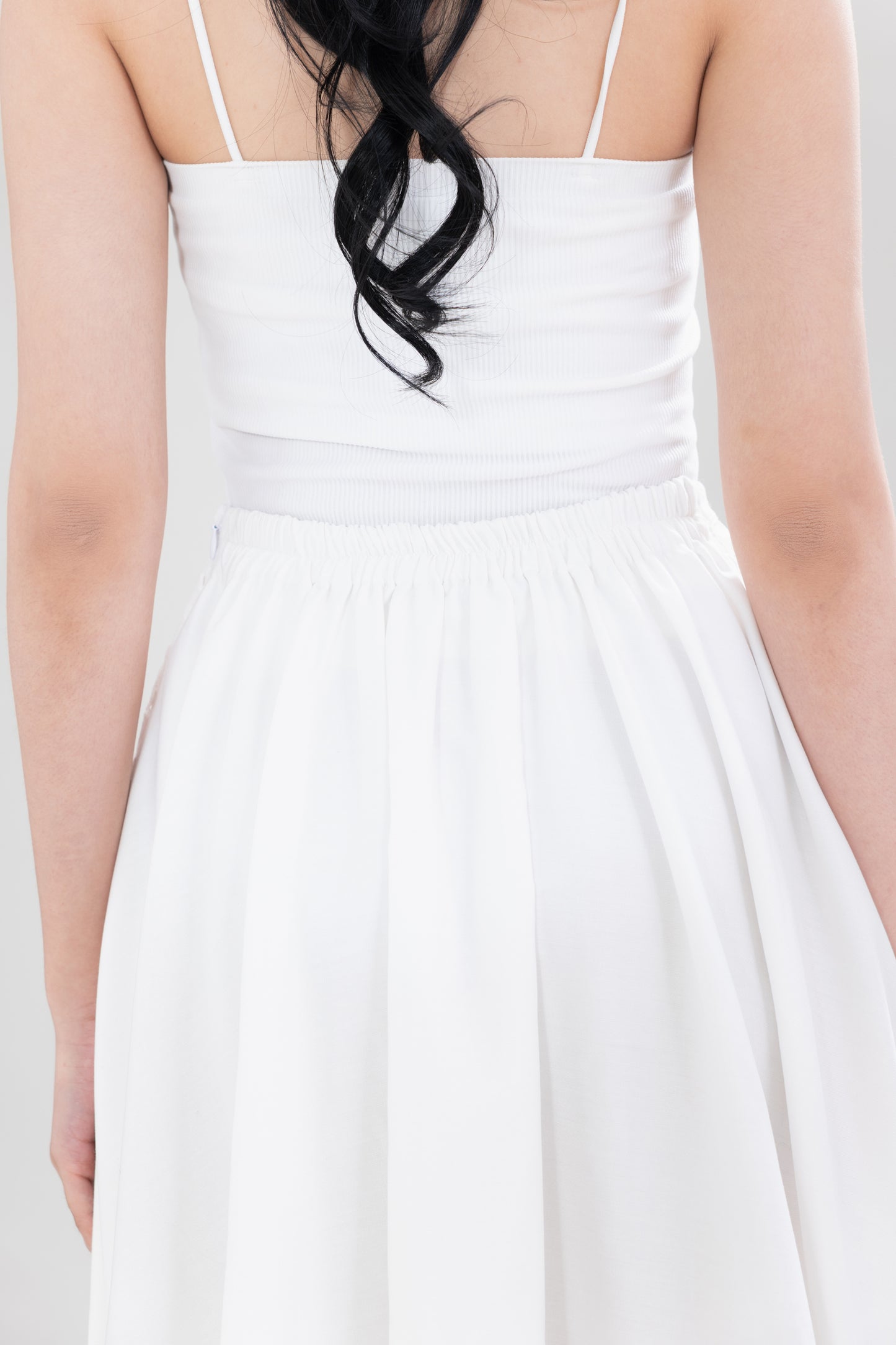 PO HT Bloom Skirt in Buttermilk