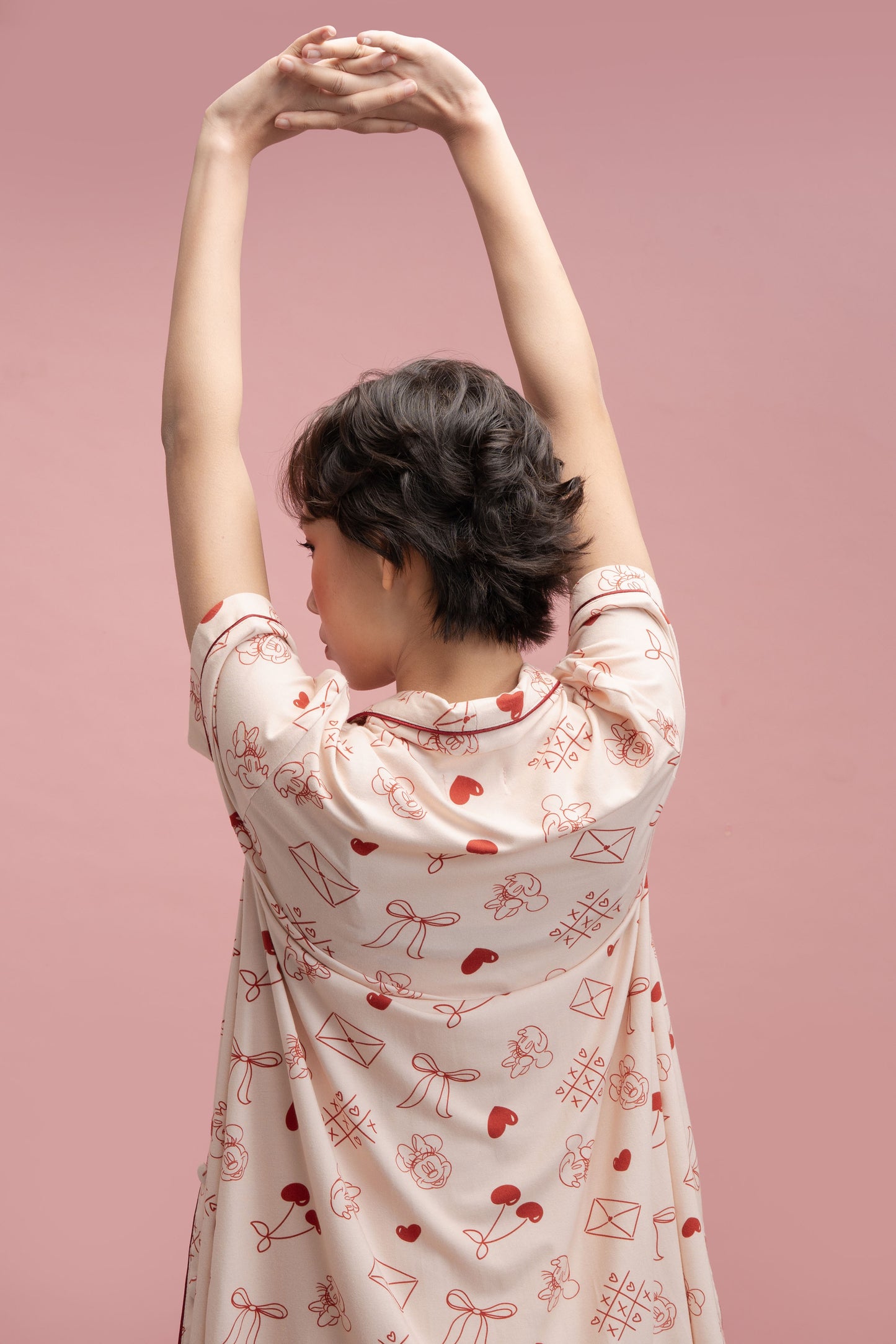 MM Shirt Dress in Hey Baby