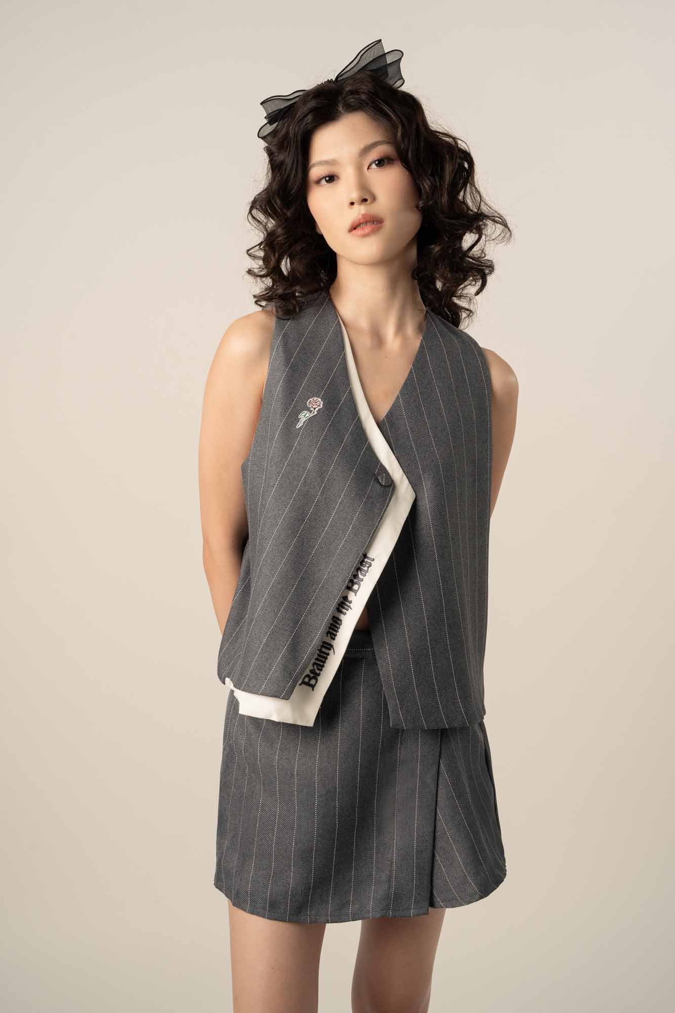 OUAD Stripe Vest