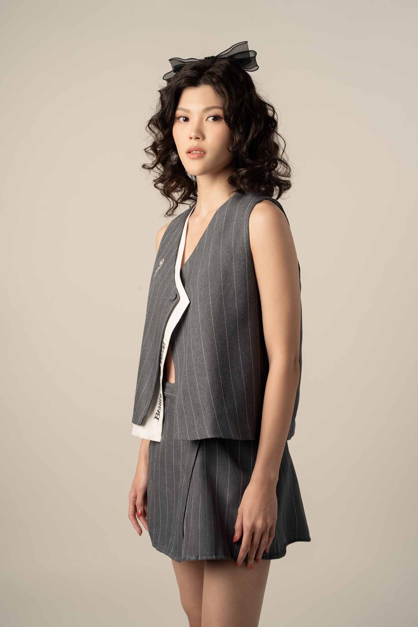 OUAD Stripe Vest
