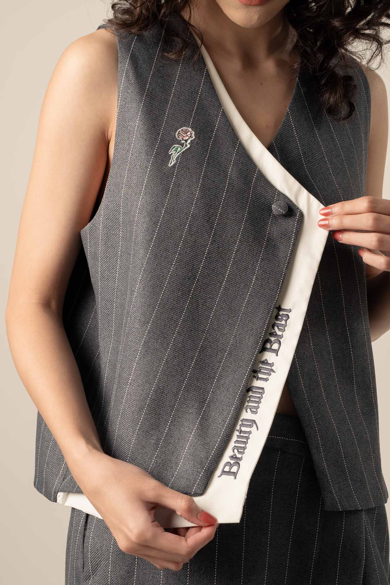 OUAD Stripe Vest