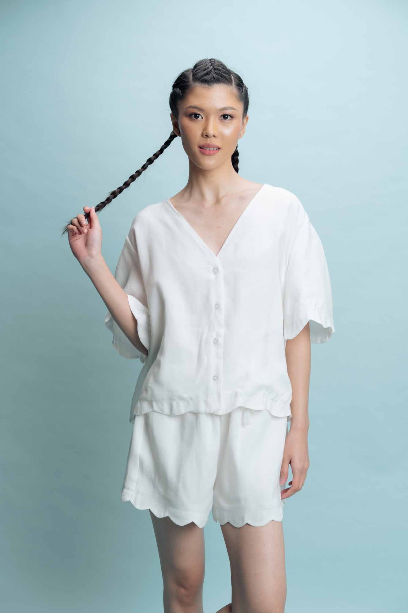 Roetin Scallop Shirt