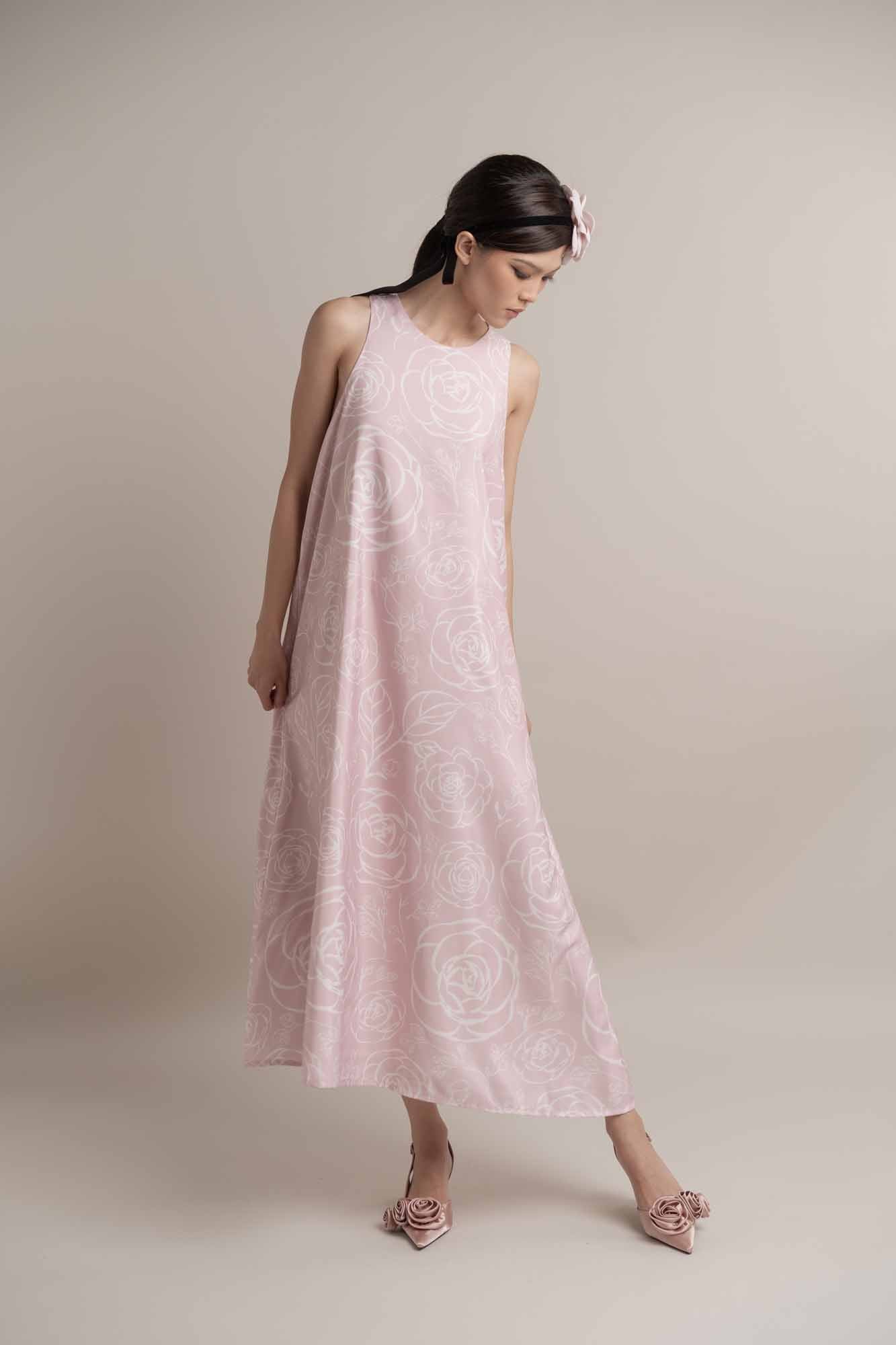 Camilla Pattern Sleeveless Midi Dress
