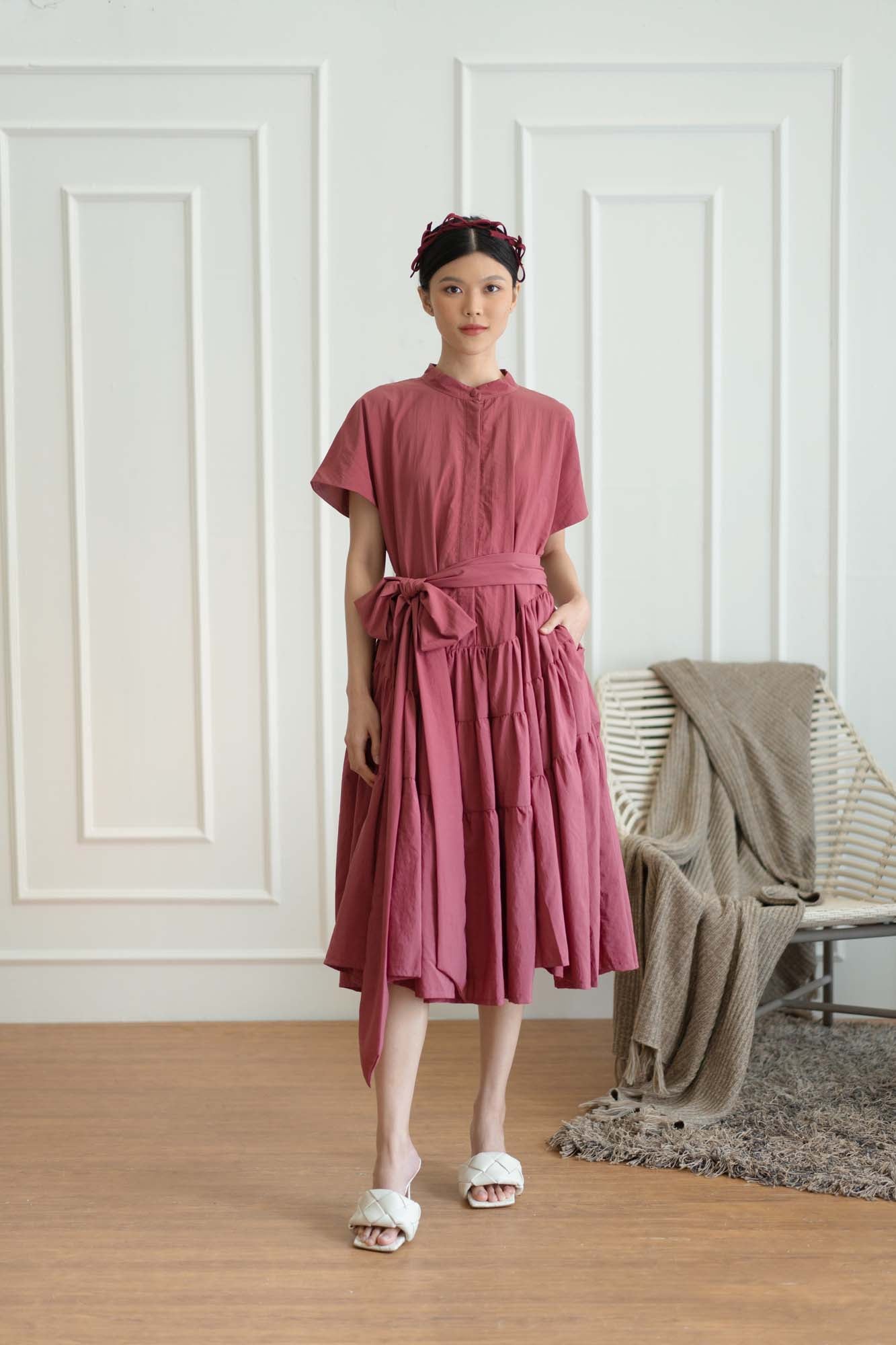 NVR Cherry Paneled Dress