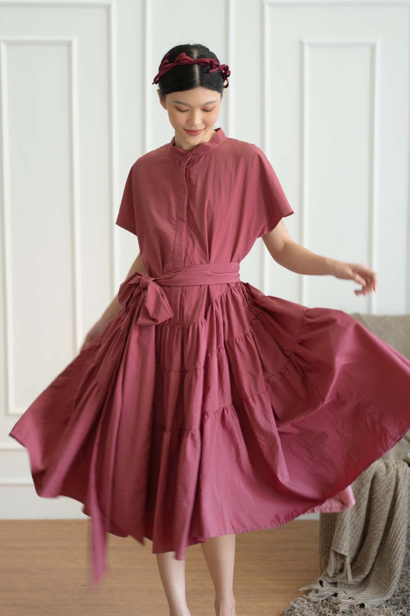 NVR Cherry Paneled Dress