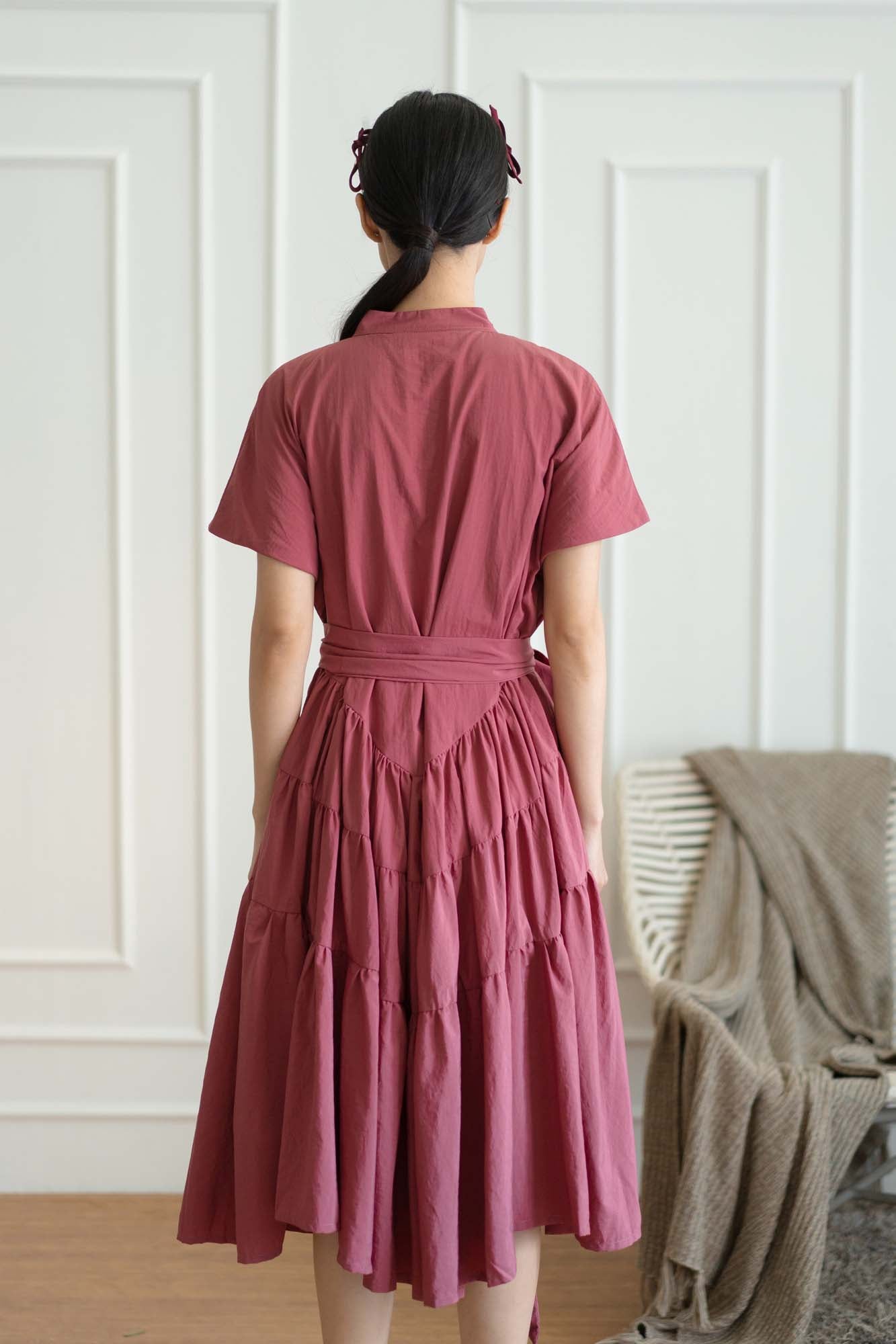 NVR Cherry Paneled Dress