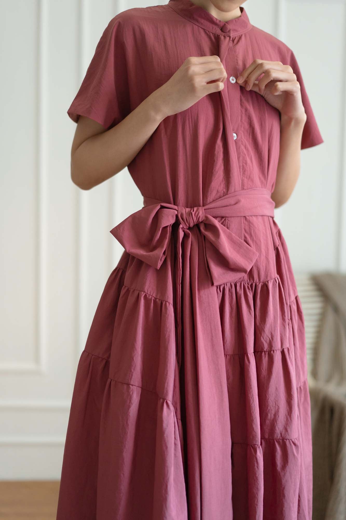 NVR Cherry Paneled Dress
