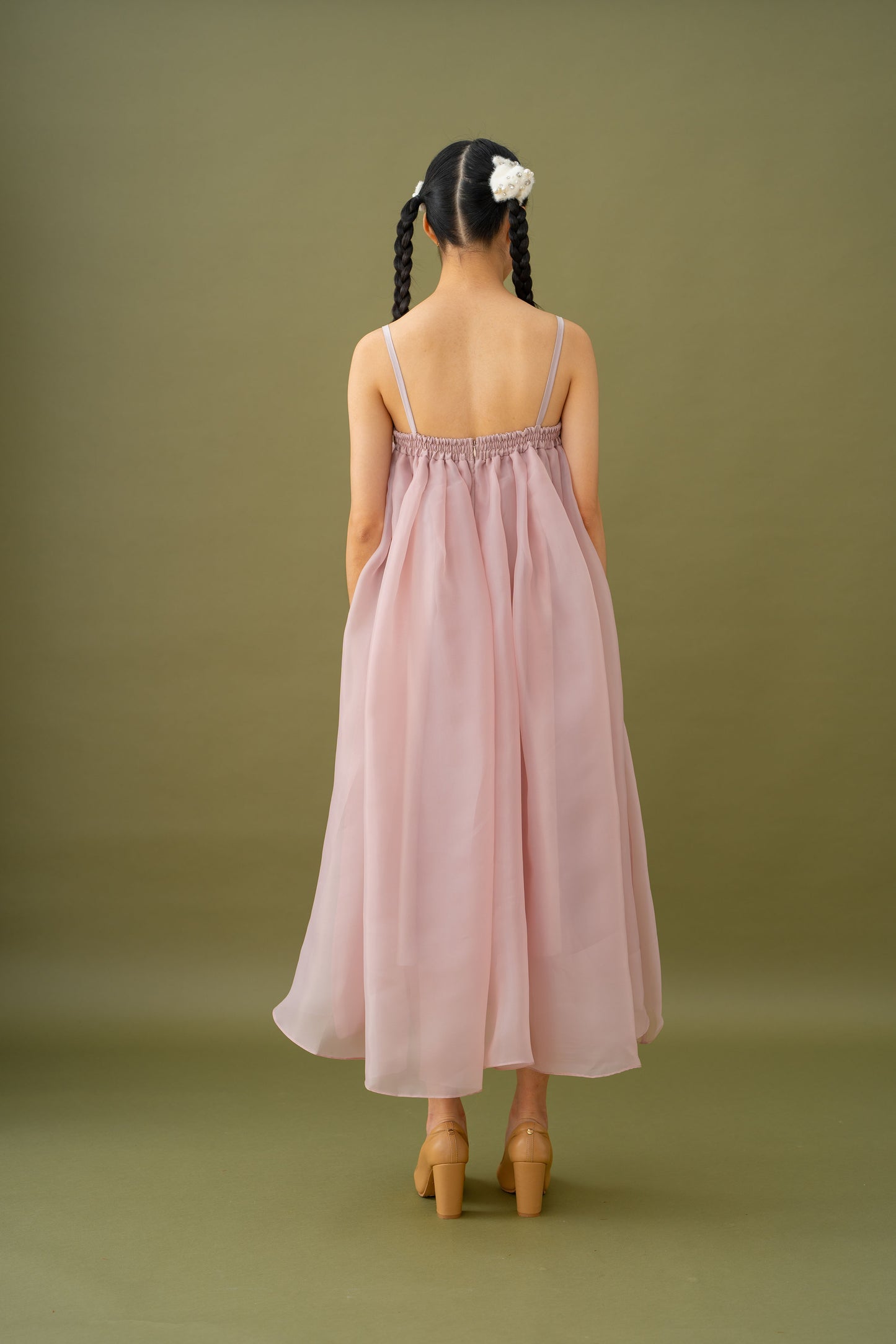 Jade Ribbon Dress