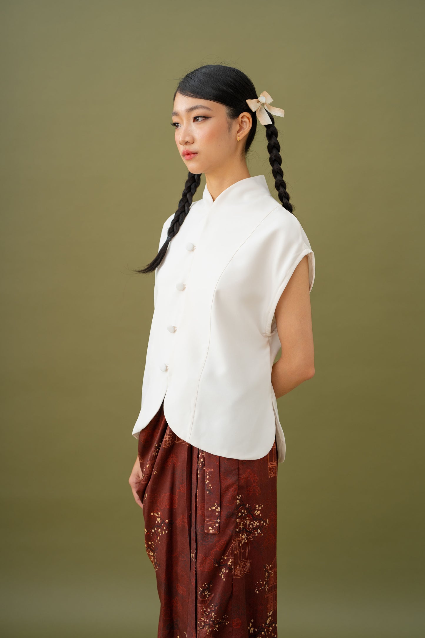 Jade Kebaya Top