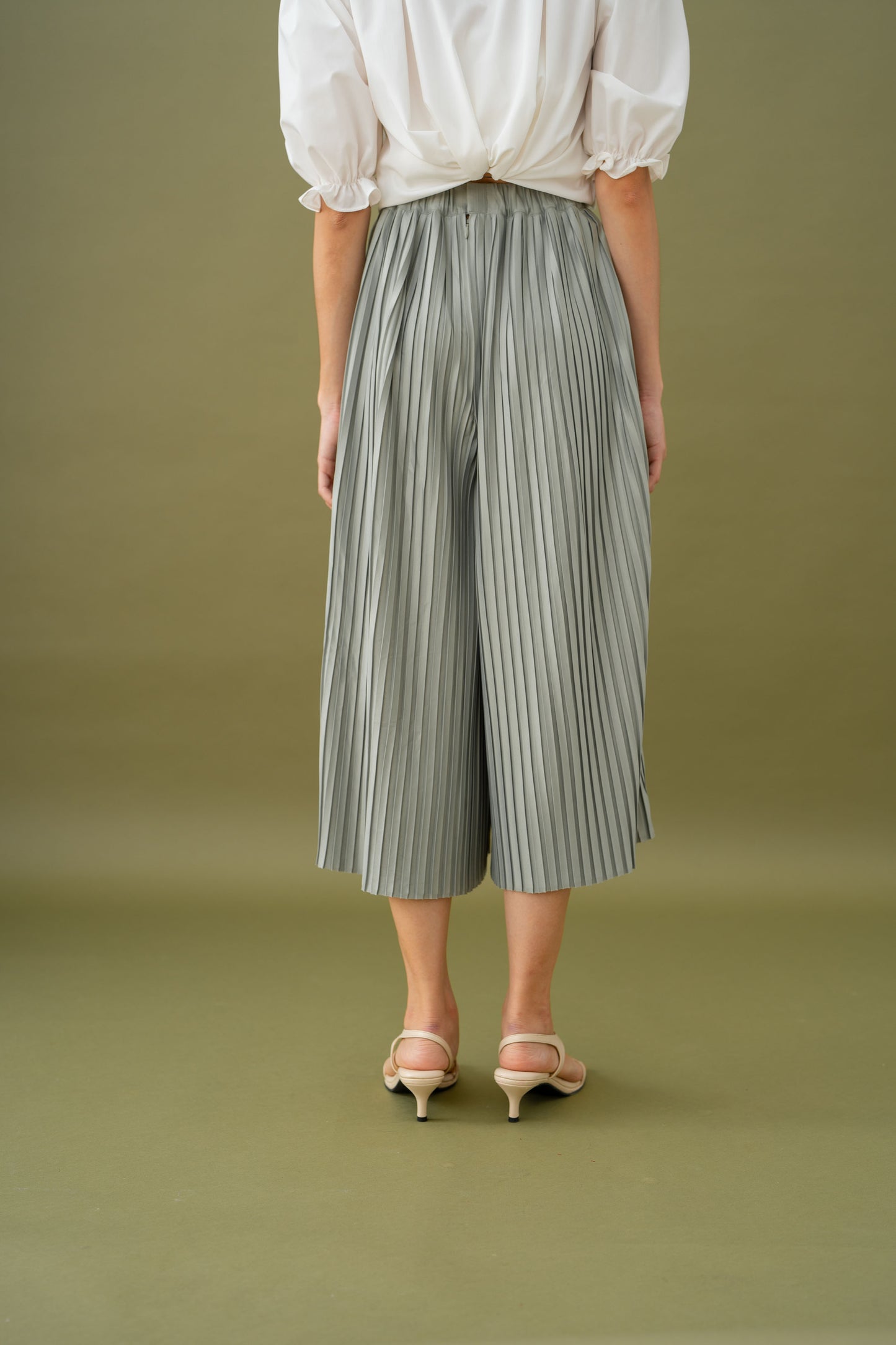 Jade Pleated Cullotes