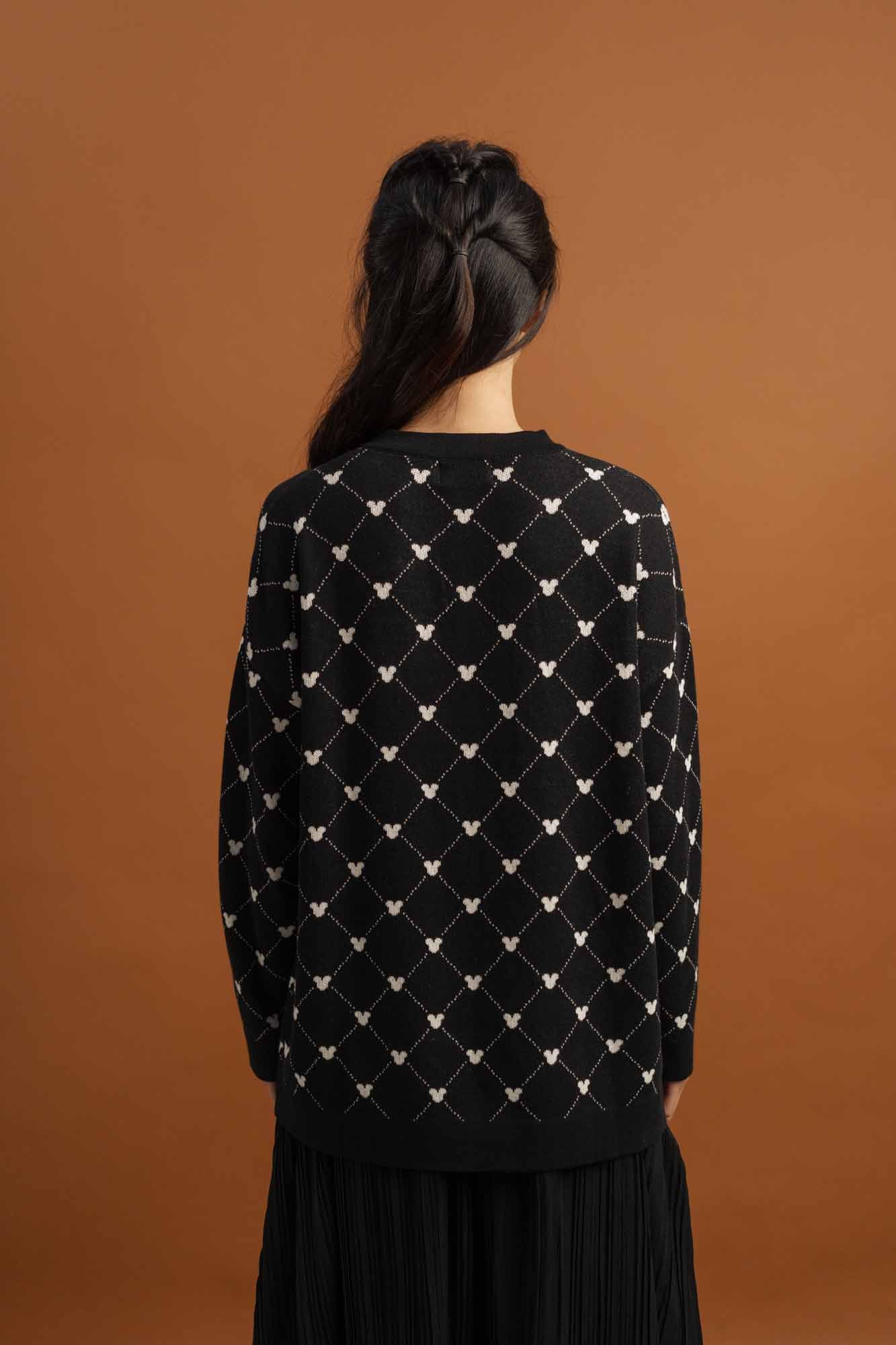 Mickey Mouse Knit Cardigan
