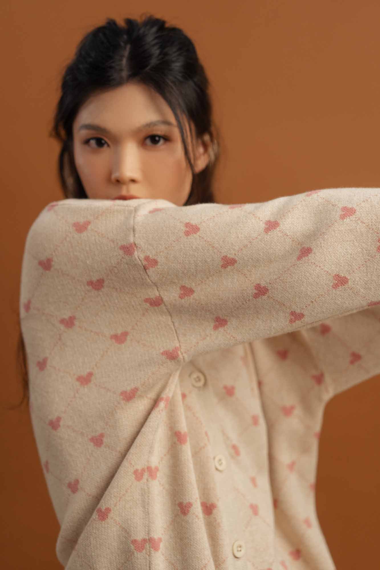 Mickey Mouse Knit Cardigan