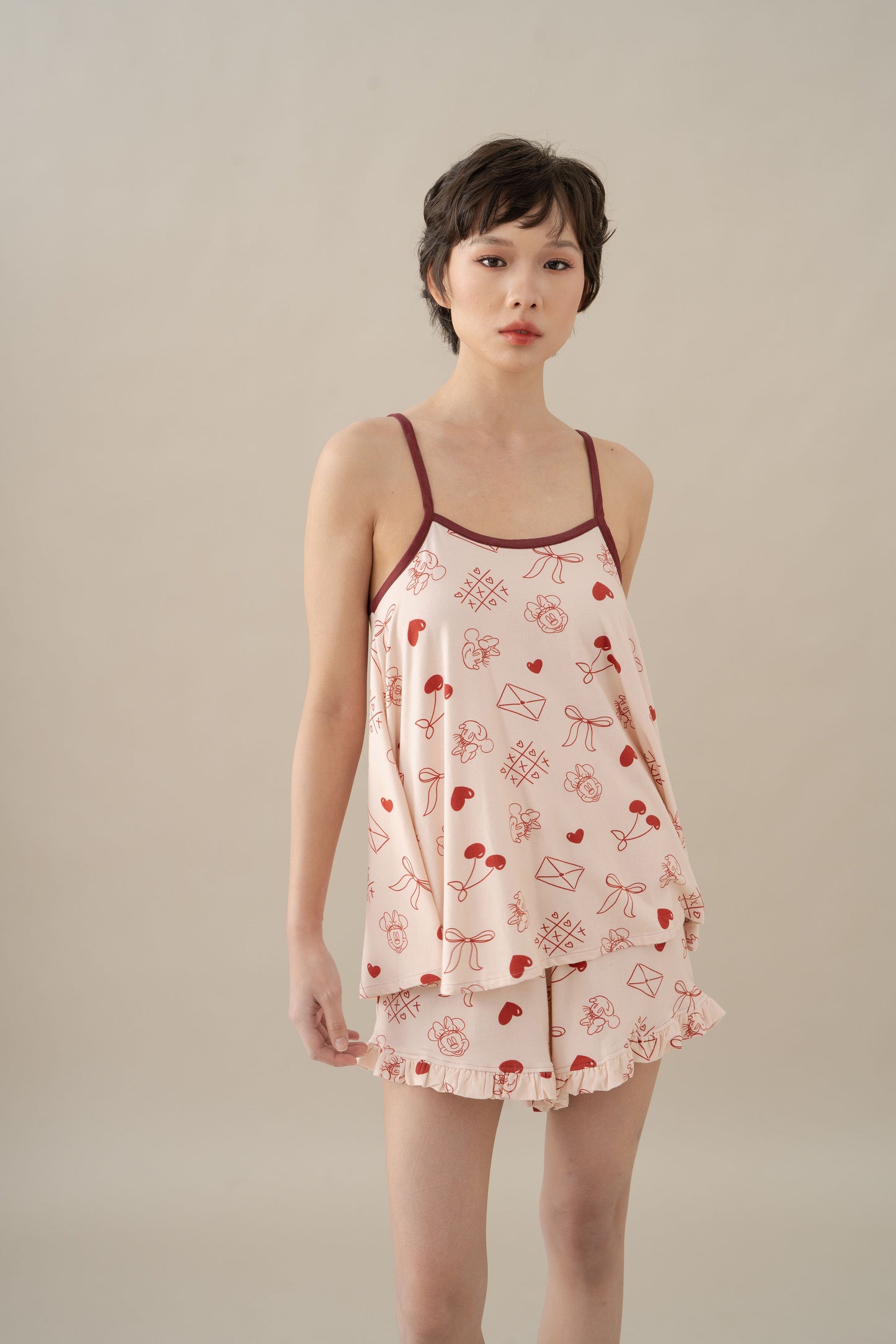 MM Sleeveless Pajamas Set in Hey Baby