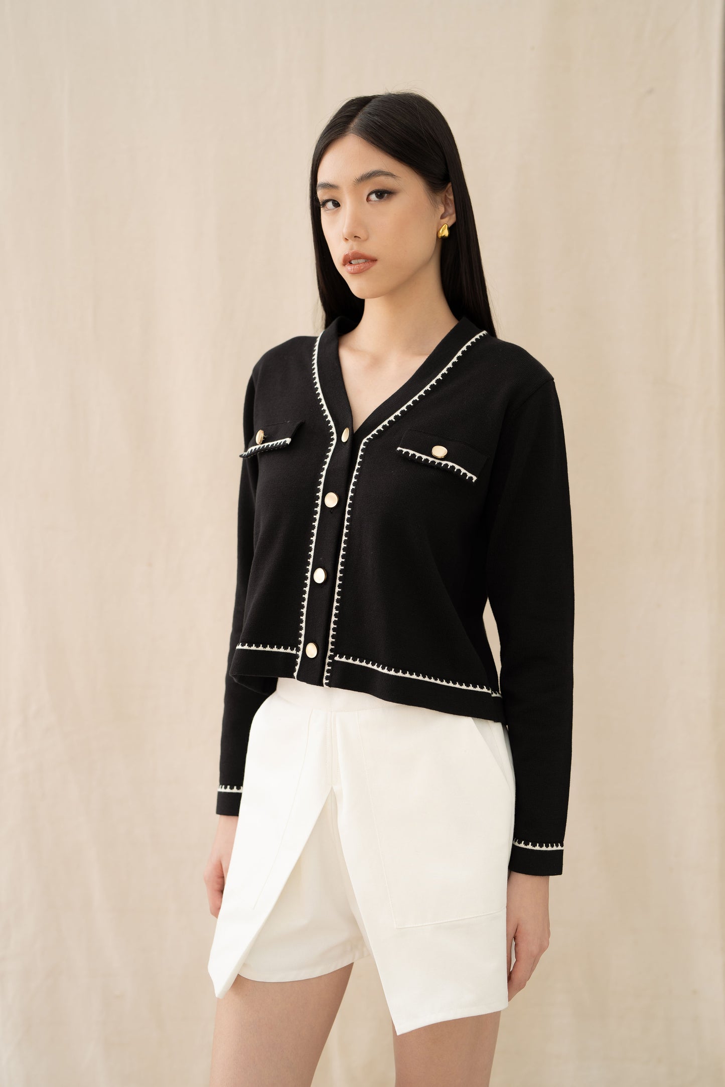 Essence Button Cardigan