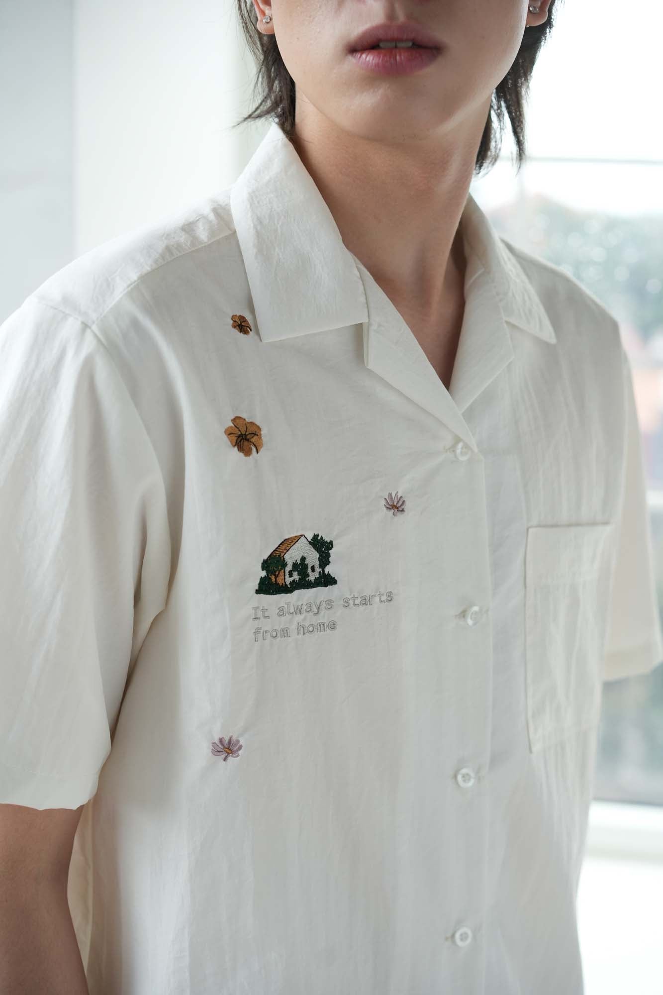 Home Embroidery Unisex Shirt
