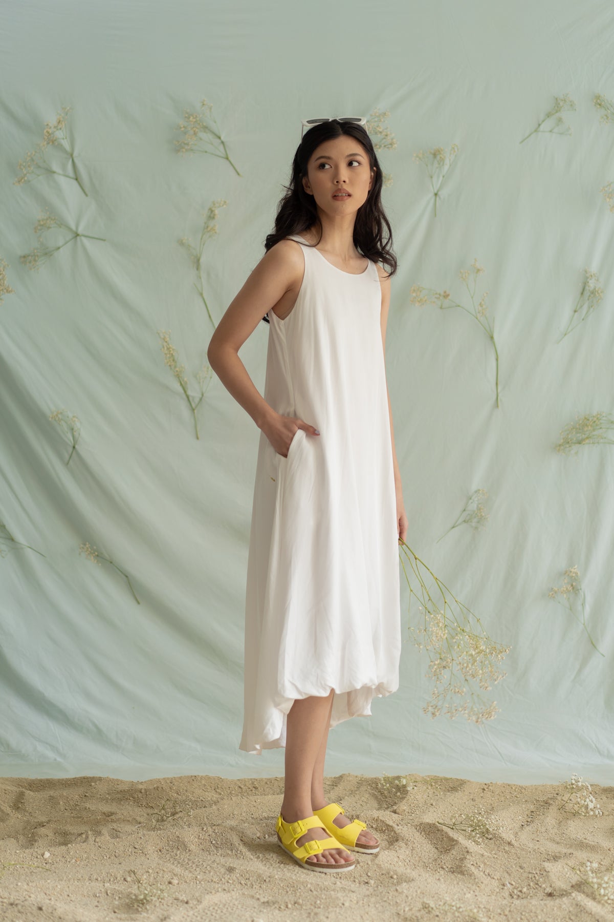 STR puff dress