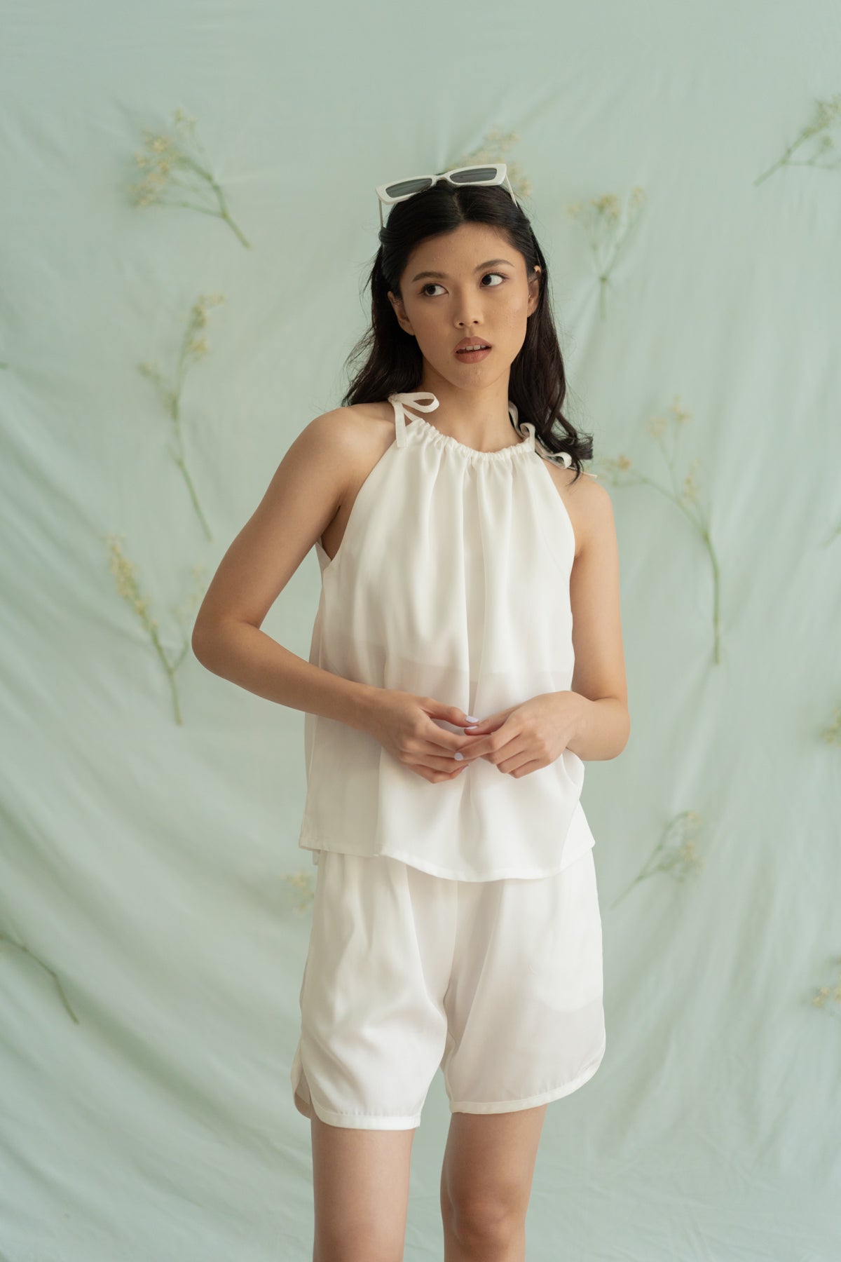 STR Embroidery short