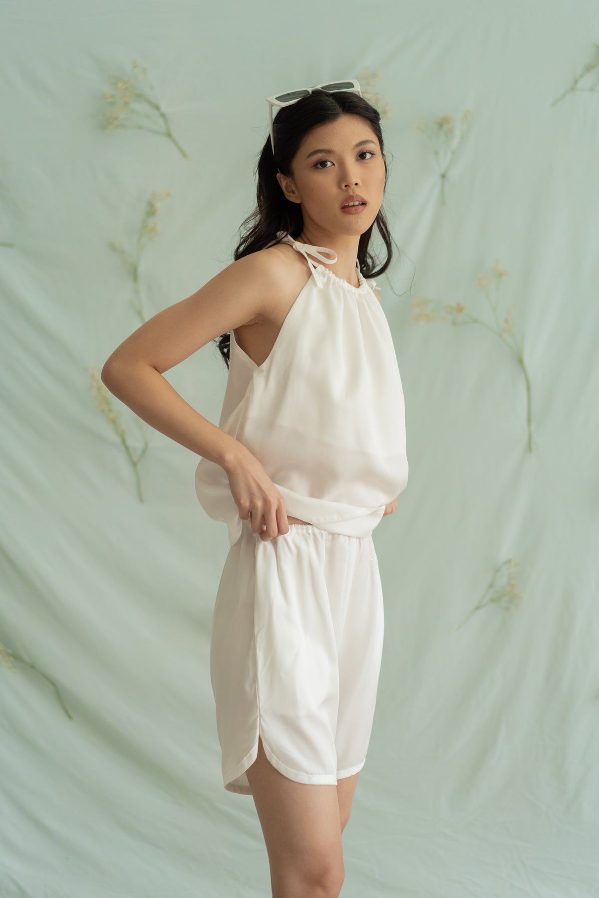 STR Embroidery short