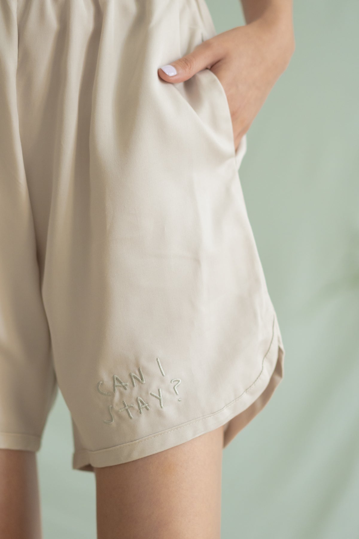 STR Embroidery short