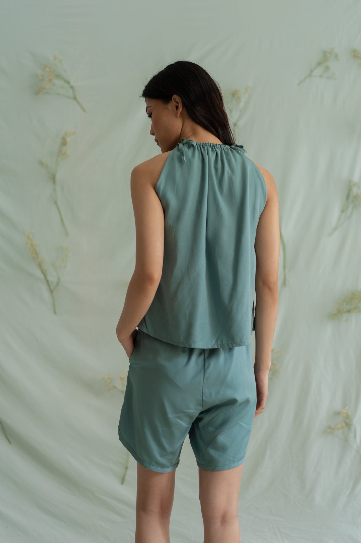 STR Embroidery short