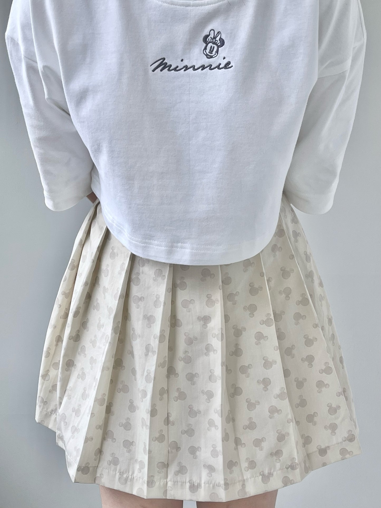 Mickey Mouse Pattern Skort
