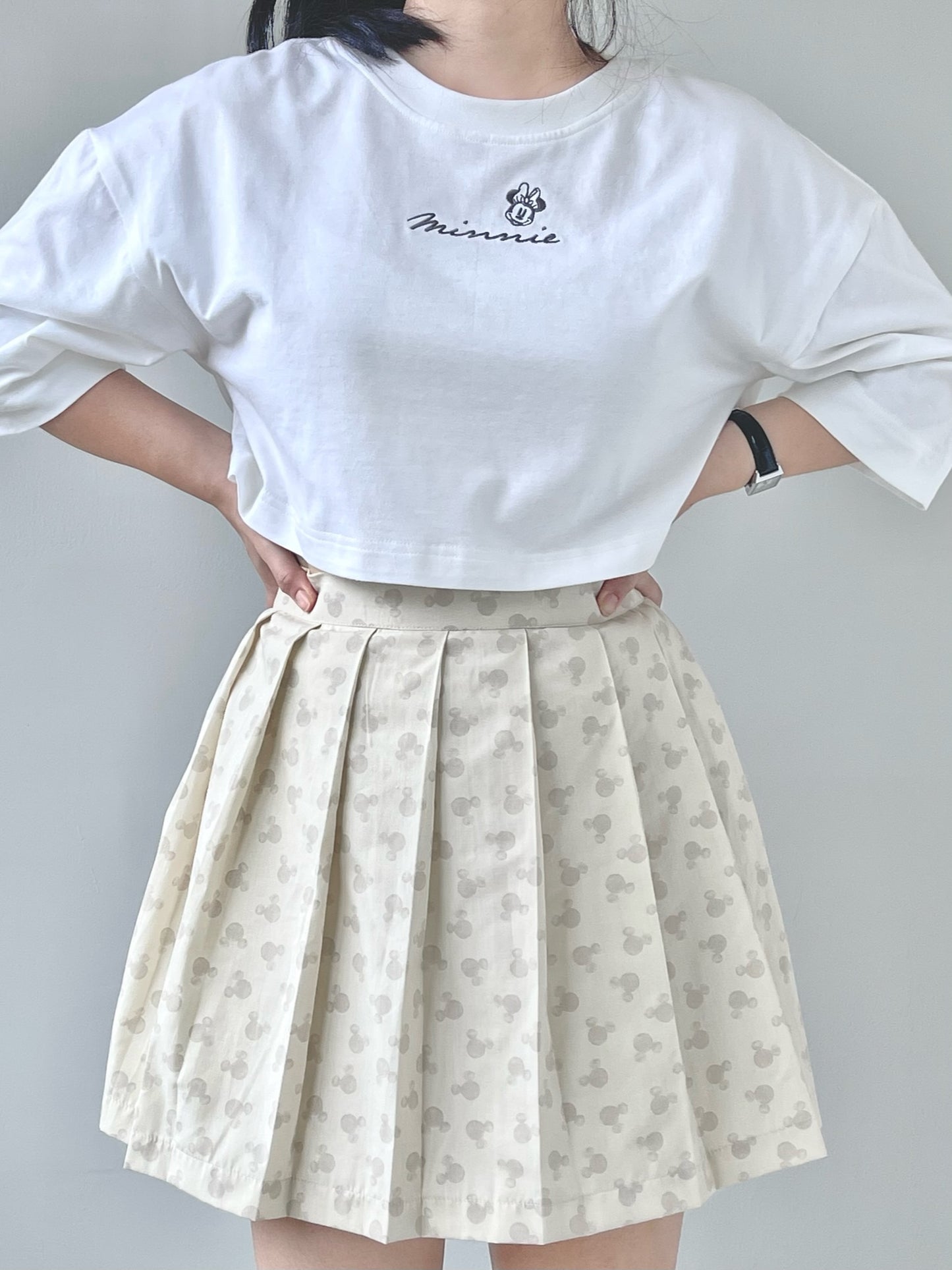 Mickey Mouse Pattern Skort