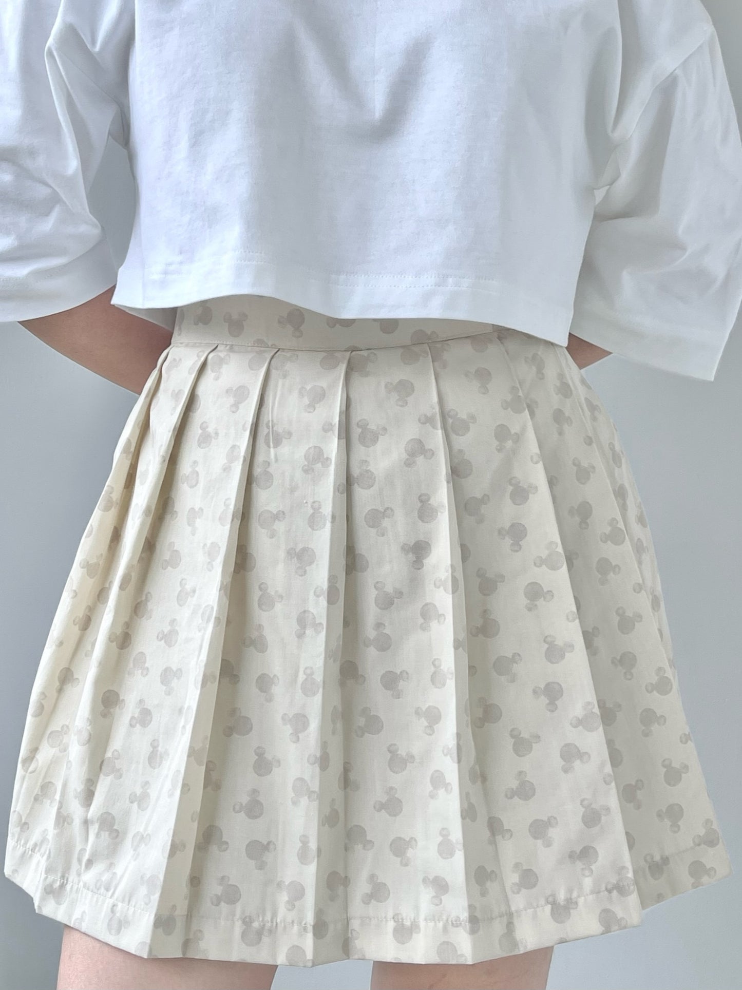 Mickey Mouse Pattern Skort