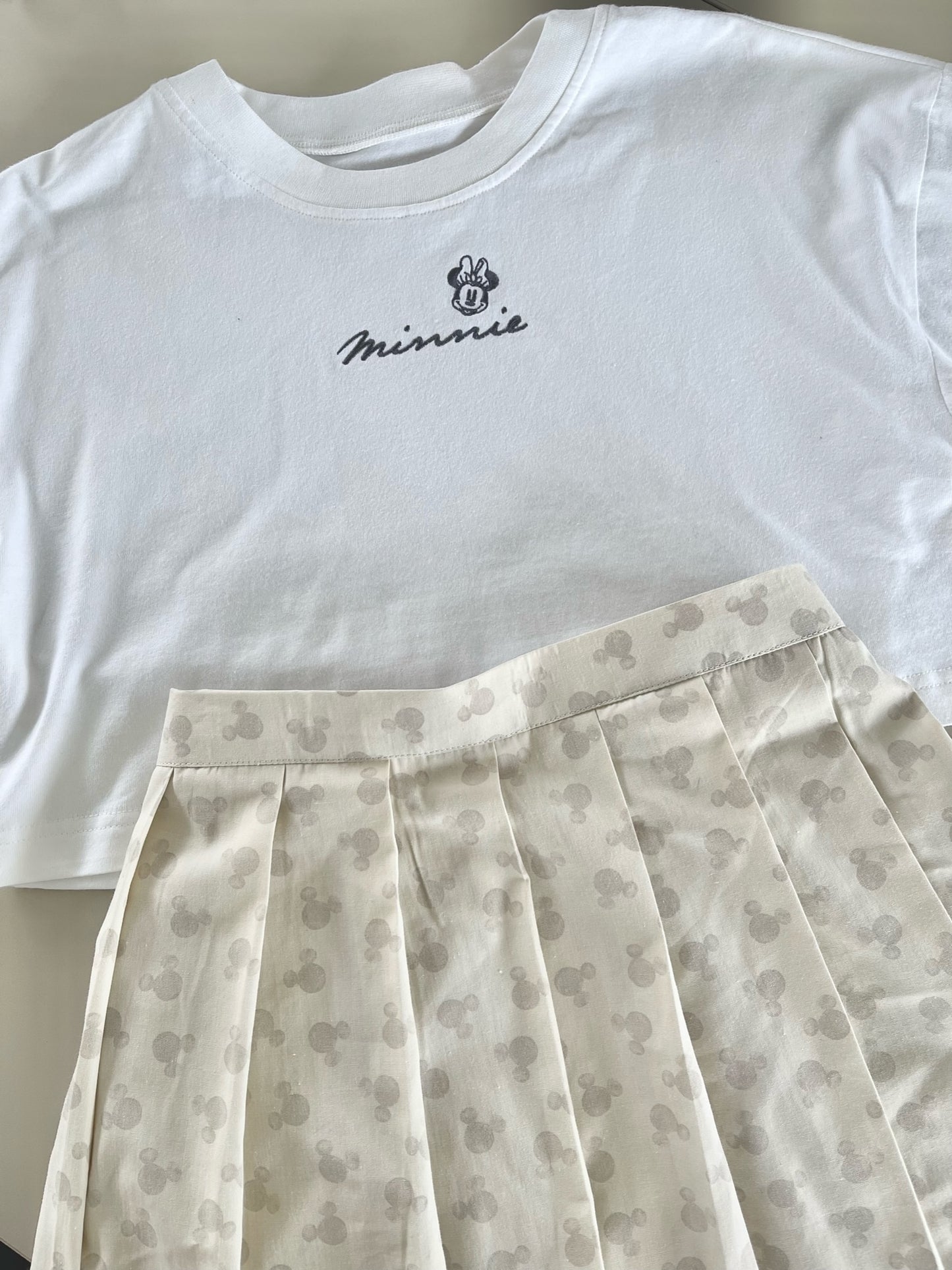 Mickey Mouse Pattern Skort