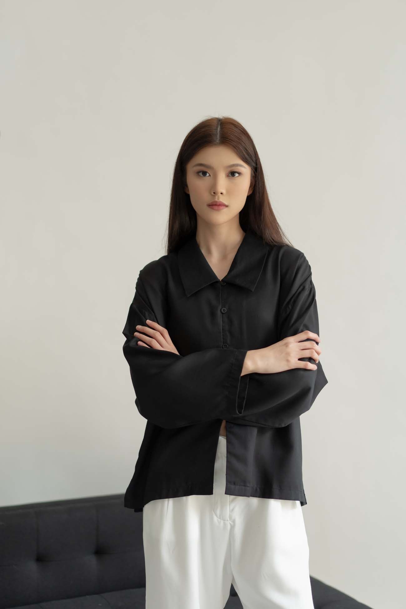 BBW collar top