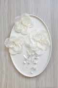 Senandika Seroja Brooch in Buttermilk