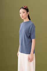 NVR Short Sleeve Top Blueberry