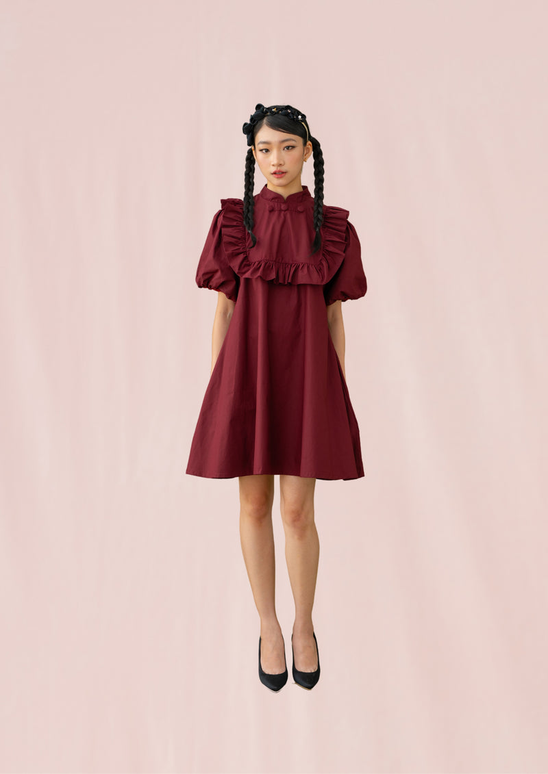 ETNY Puff Sleeve Dress (Ready Shipment 13-24 December 2024)