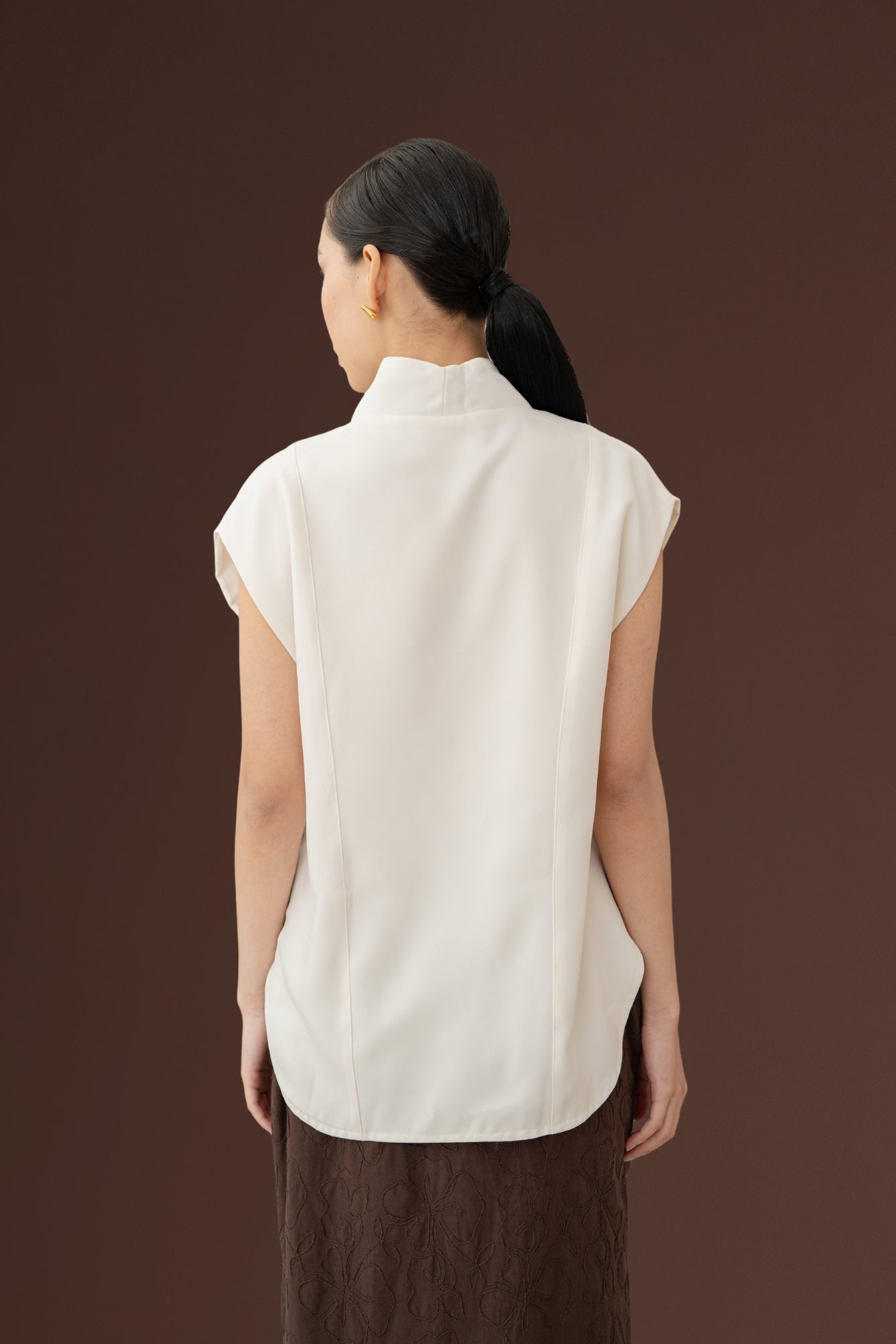 Senandika Kebaya Top in Buttermilk - Belt Included (Ready shipment date 5-12 March 2026)