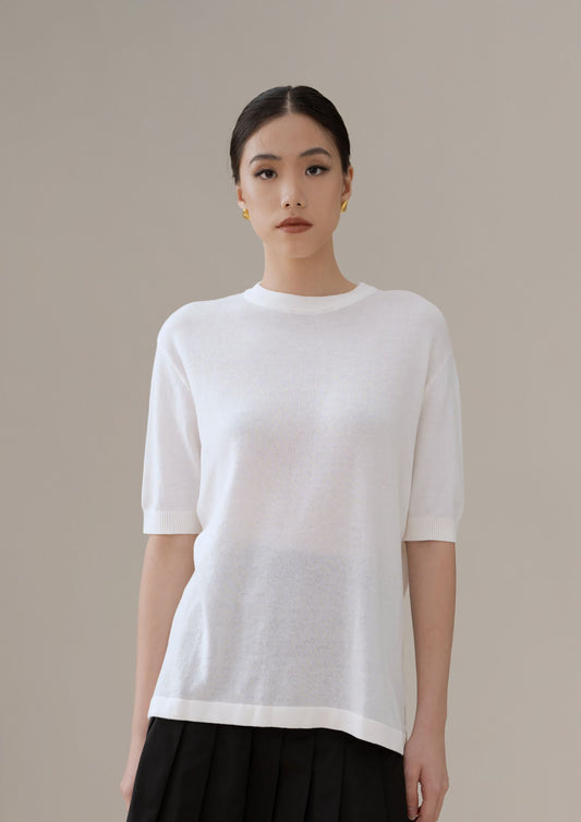 THC Knit Tee In Snow