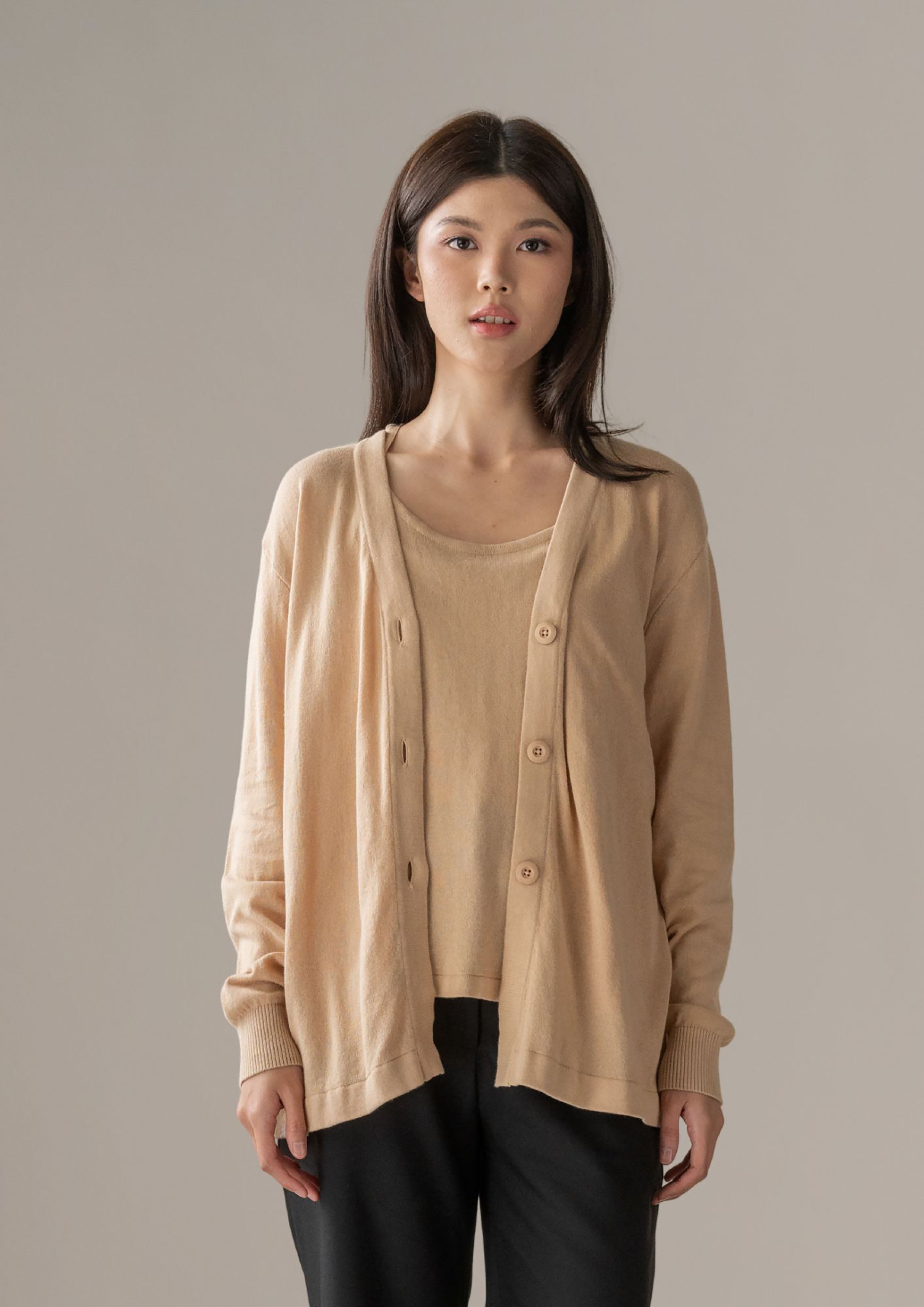 THC Knit Set In Oat