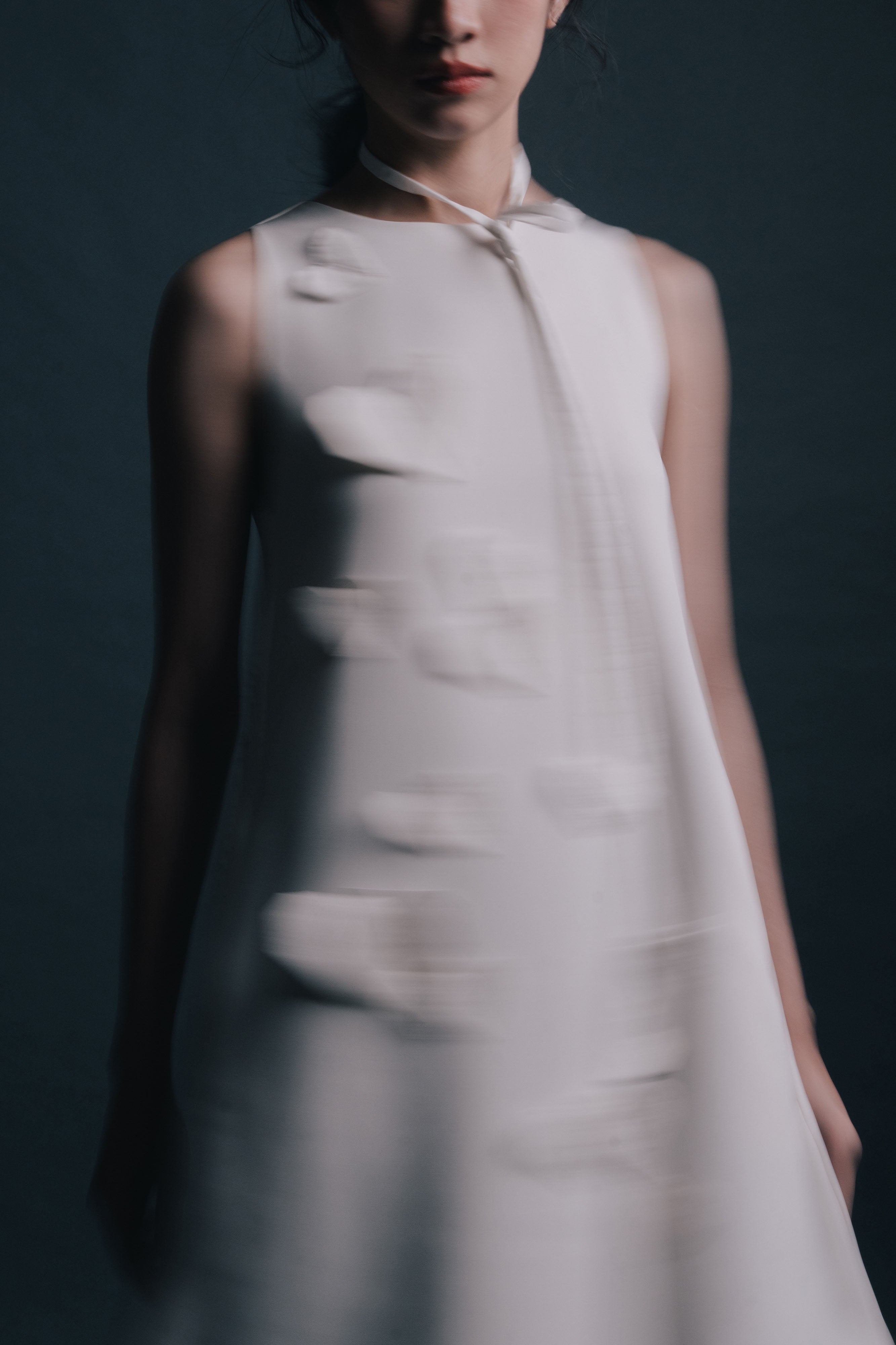 DA Origami Mini Dress in Buttermilk