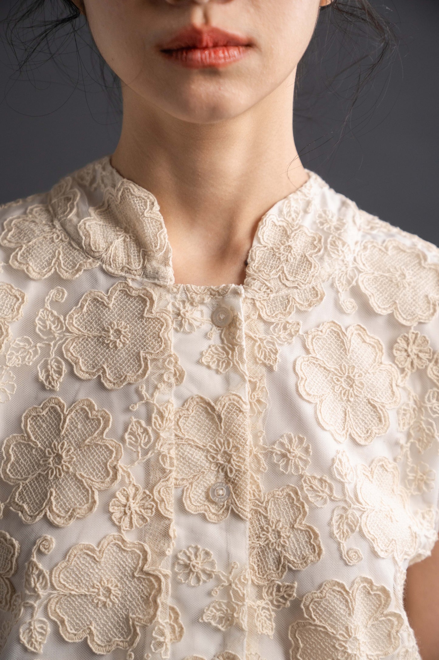 PO HT Bloom Embroidery Shirt