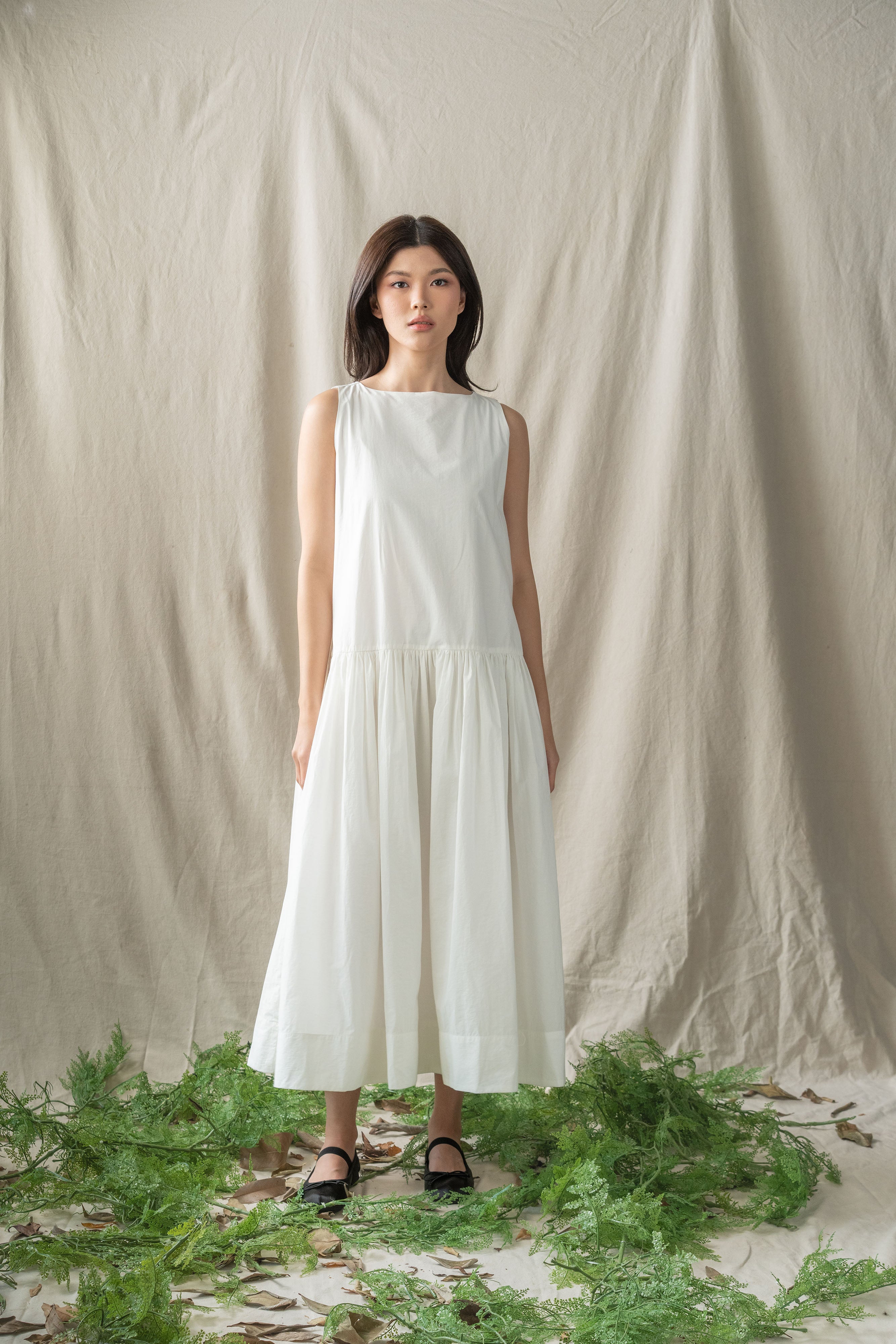 Enchantress Shirred Dress