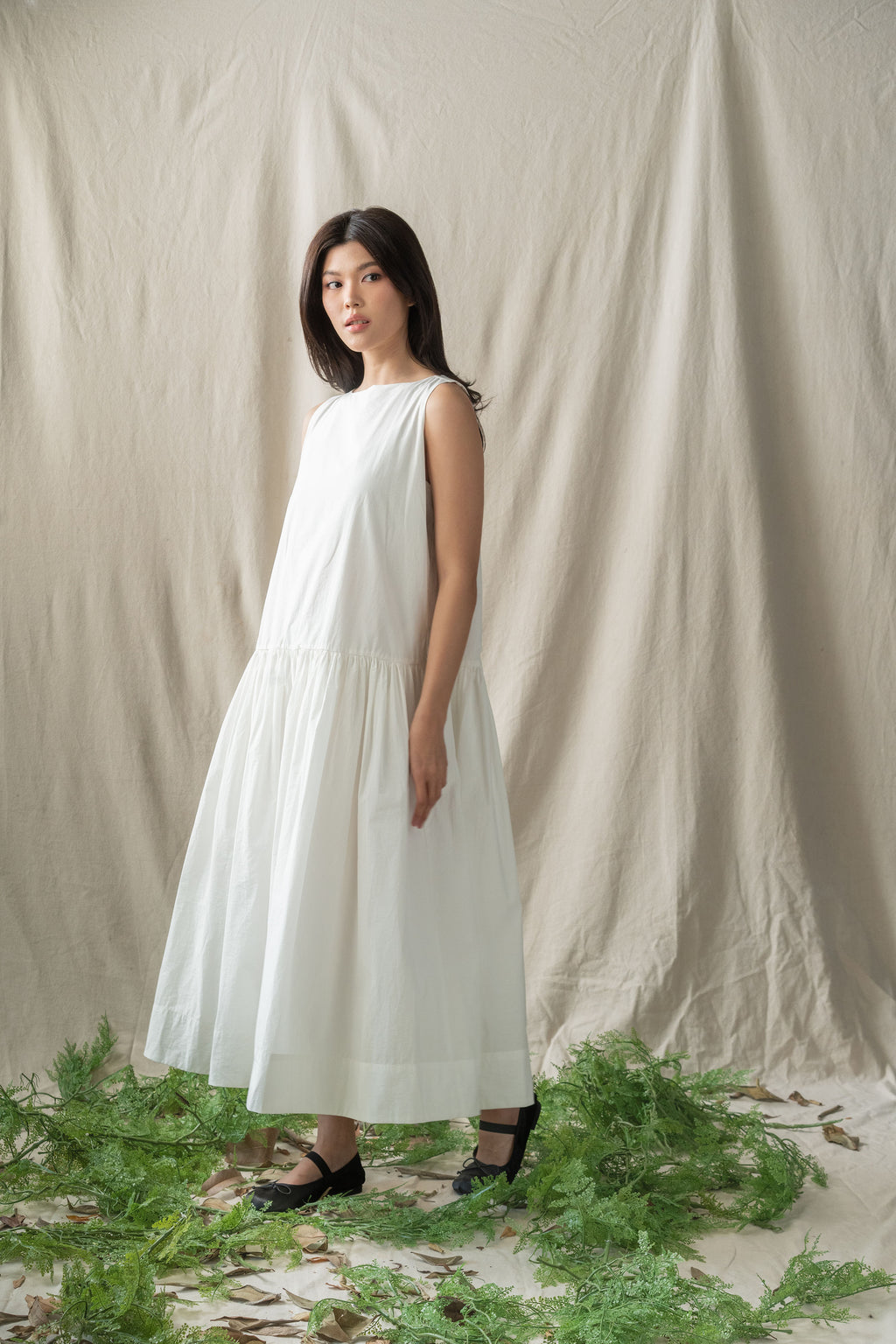 Enchantress Shirred Dress