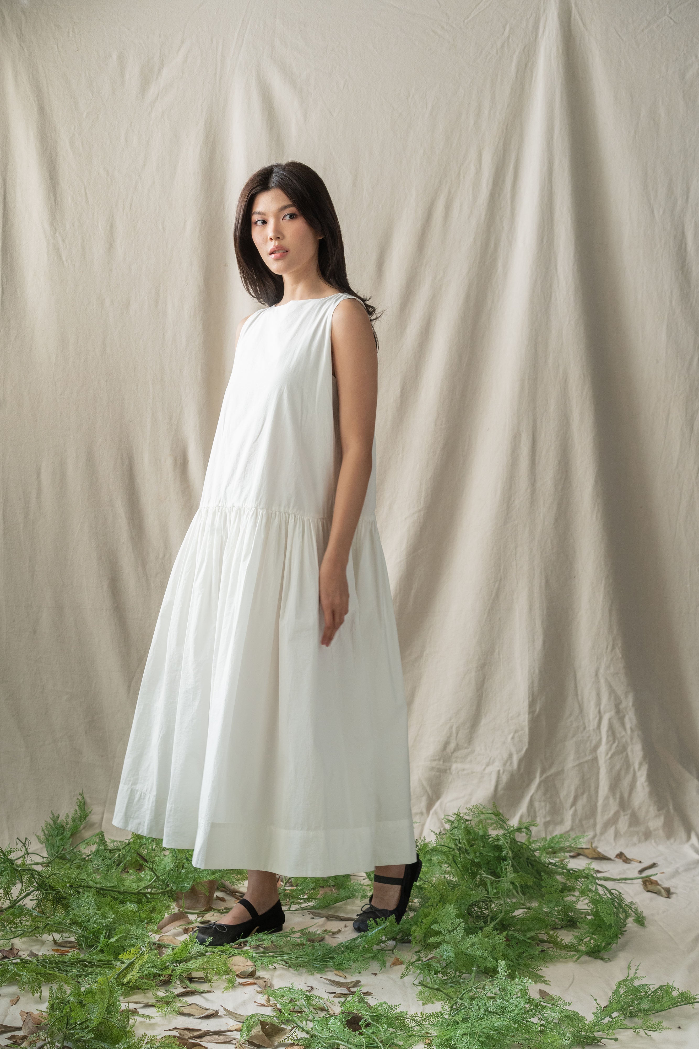Enchantress Shirred Dress