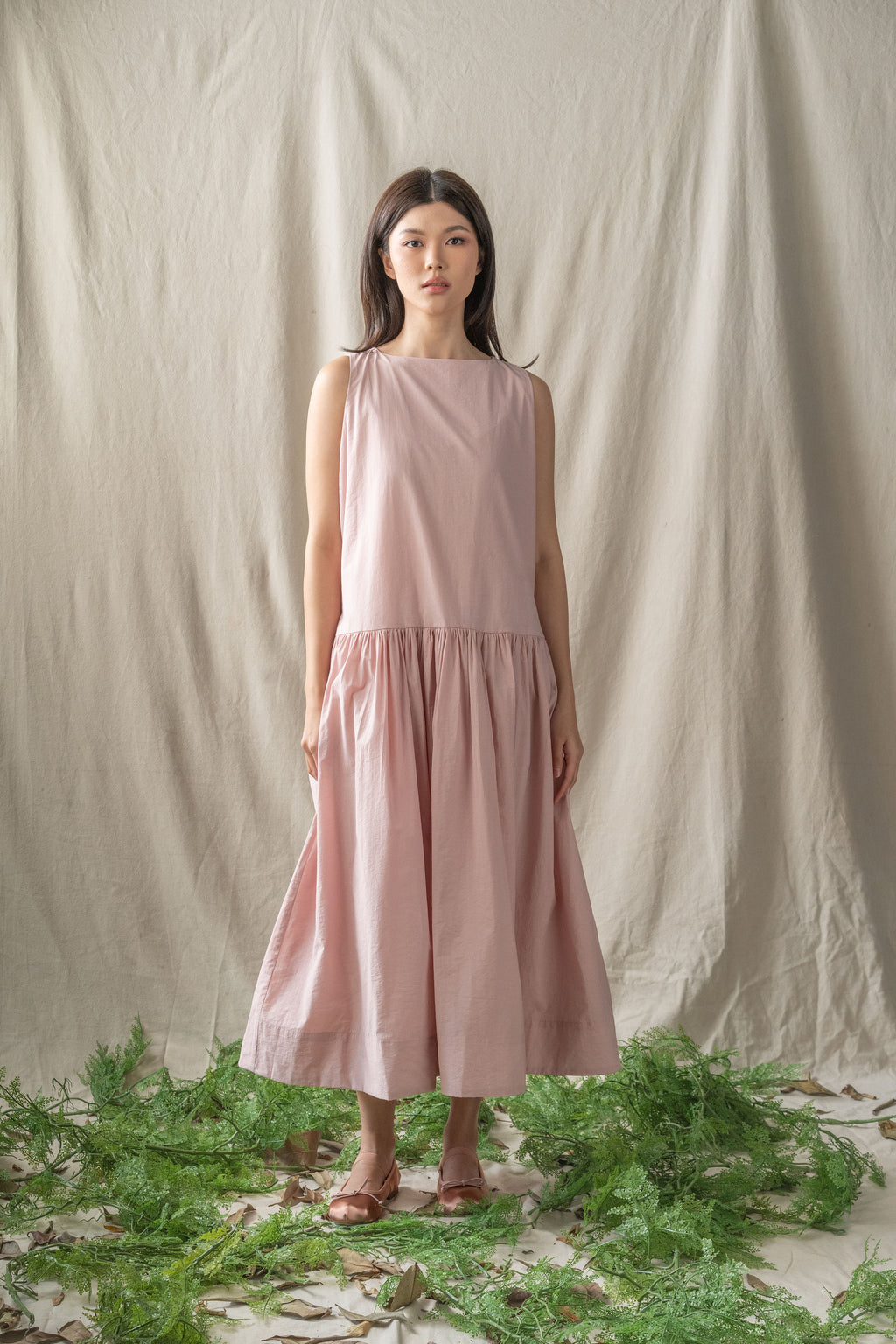 Enchantress Shirred Dress